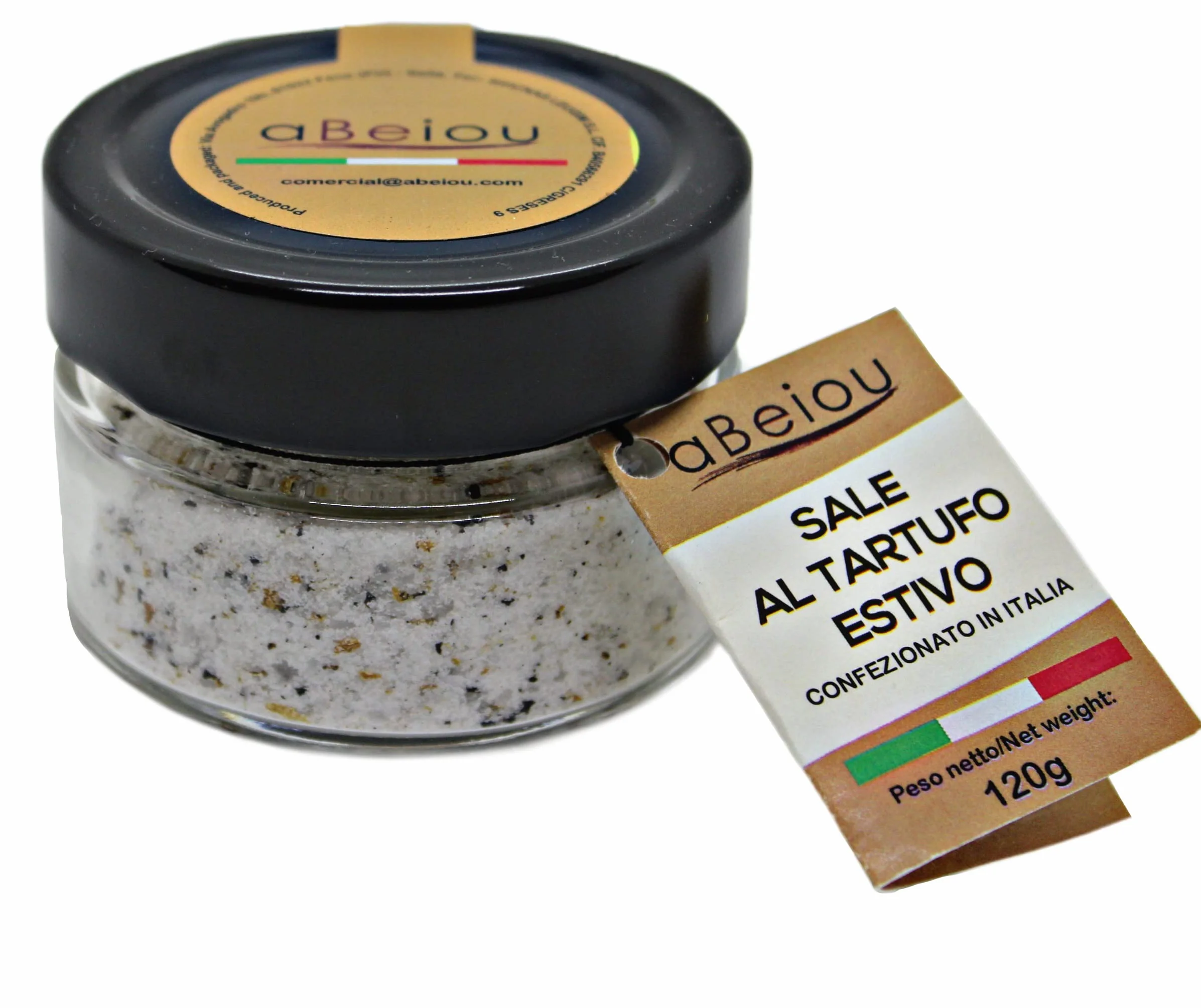 Sal Marina con Trufa Negra 120g Extra Gourmet Italiano Vegano Sin Gluten