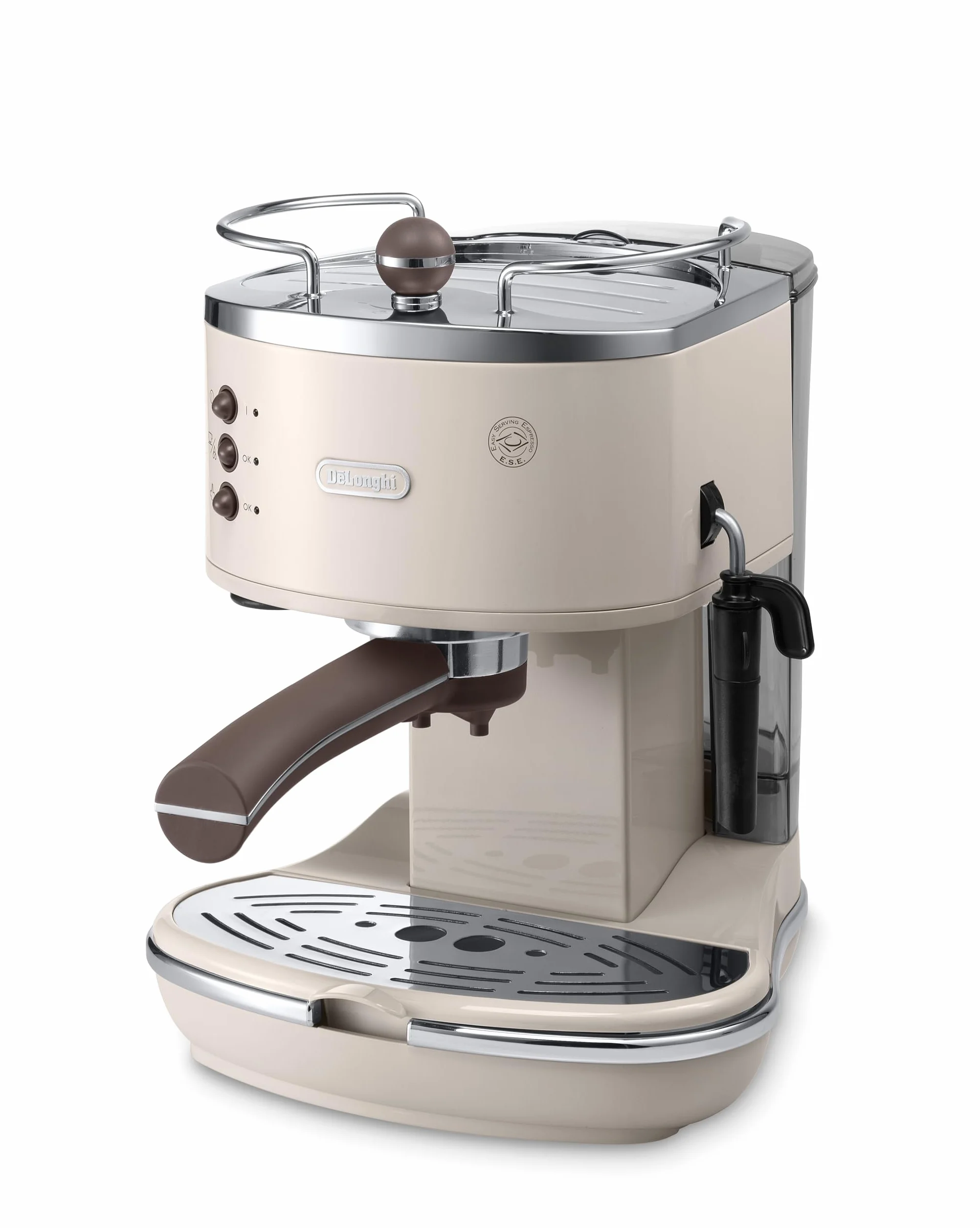 De'Longhi ECOV 311.BG Cafetera Automática, 1100 W, 1.4 L, 15 Bares, 2 Tazas, Acero Inoxidable, Beige