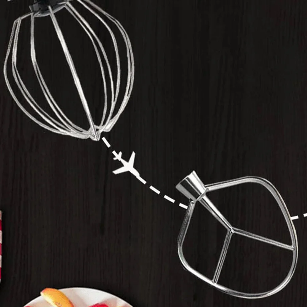 Accesorio Mezclador de látigo de Alambre de Globo de Acero Inoxidable fácil de Limpiar y Duradero batidor Mezclador de Acero Inoxidable Duradero y confiable