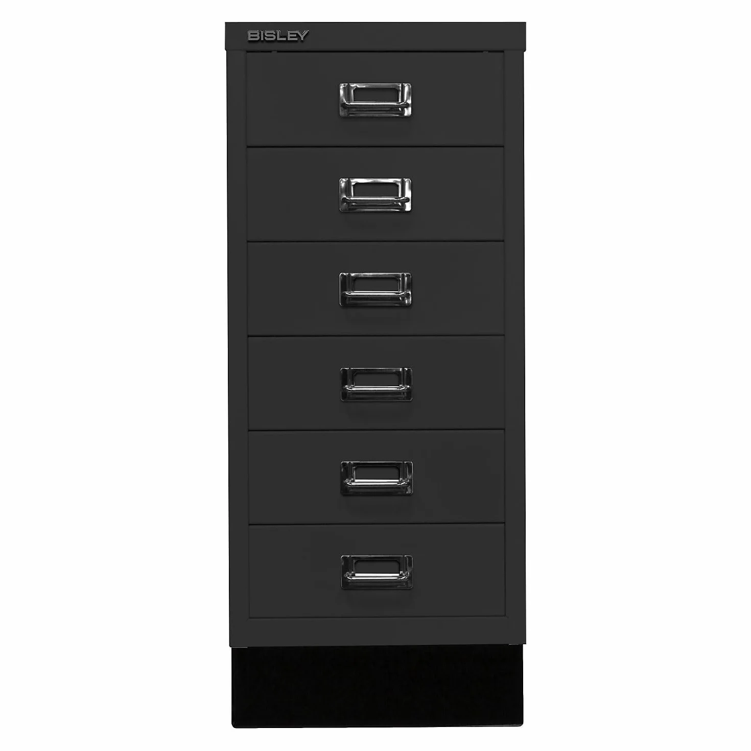 BISLEY | Serie 29 MultiDrawer™ | con zócalo | DIN A4 | 6 cajones | Negro.