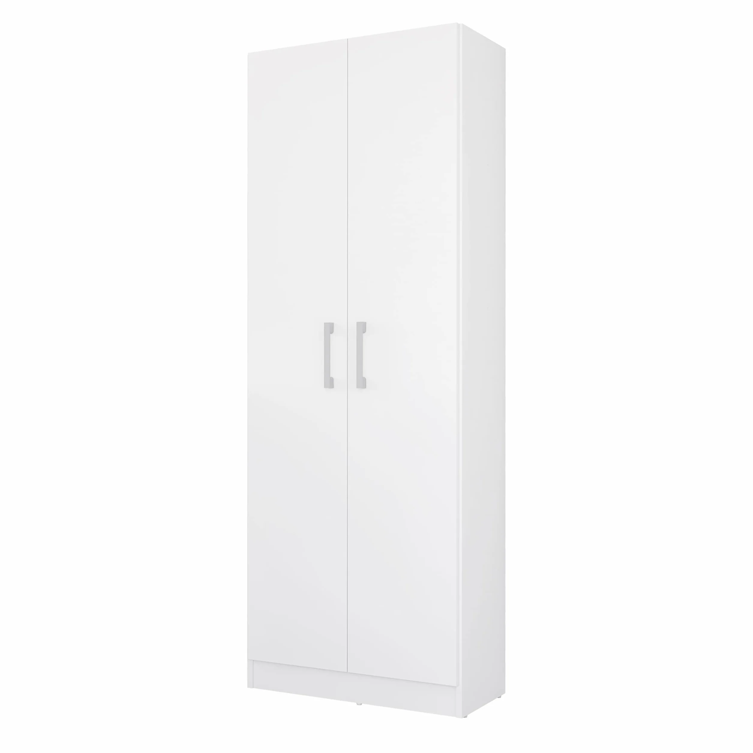 Armario escobero multiusos dos puertas blanco 179x61x32 cm