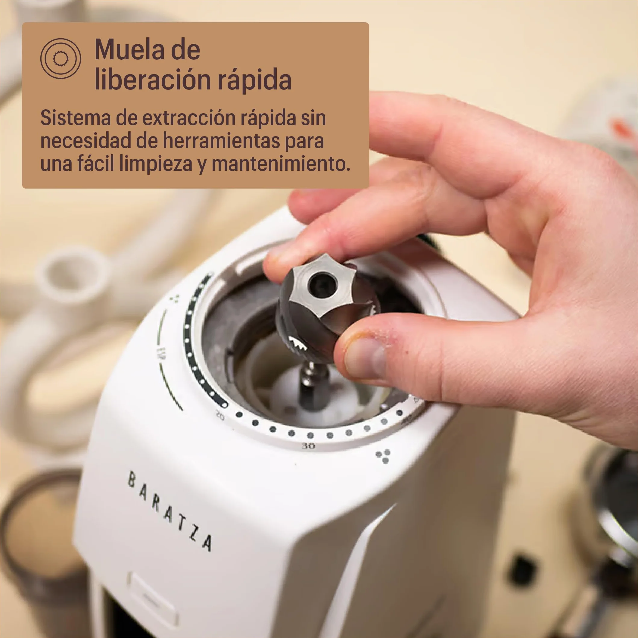 Baratza - Encore ESP 100V Molinillo Eléctrico de Café en Grano - Coffee Grinder Especial para Espresso, Negro