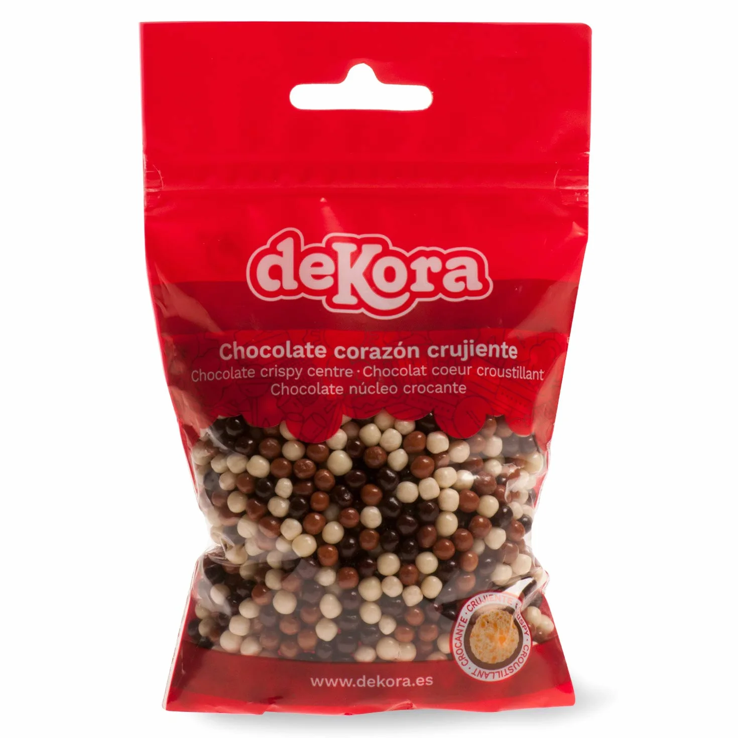 Mini Perlas de Chocolate Crujientes para Tartas Decoradas