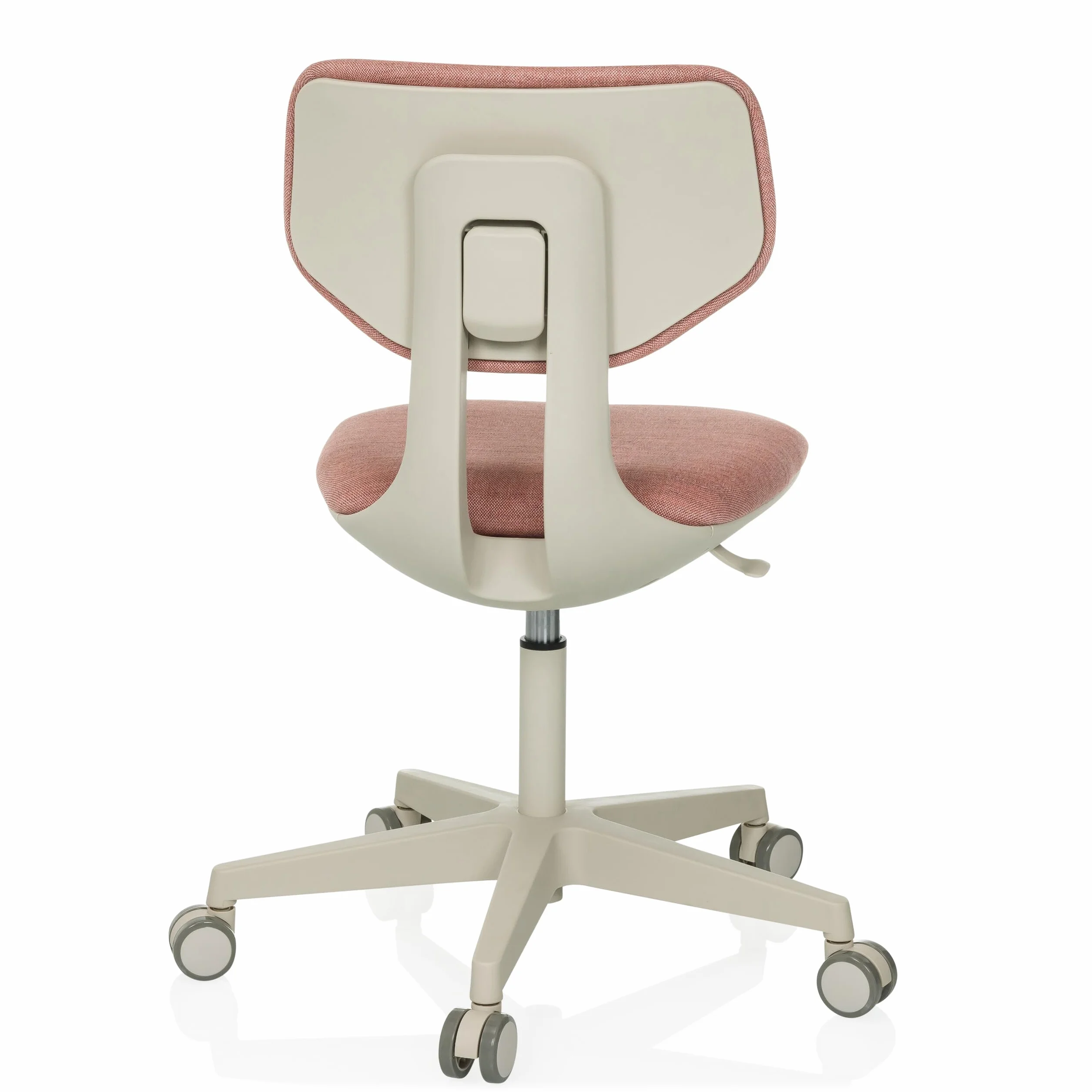 hjh OFFICE Silla giratoria para niños Respaldo Regulable en Altura Kid Classic Silla de Escritorio para niños de 6 a 12 años, Rosa