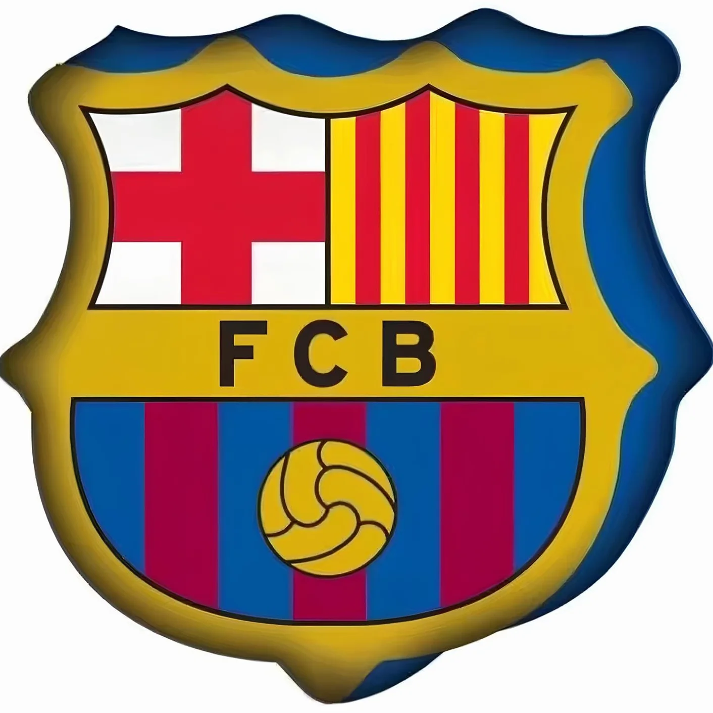 FC Barcelona Cojín 35x35 cm de Terciopelo Suave con Relleno de Fibra Hueca Siliconada – Decorativo, Cómodo y Resistente para Sofá o Cama