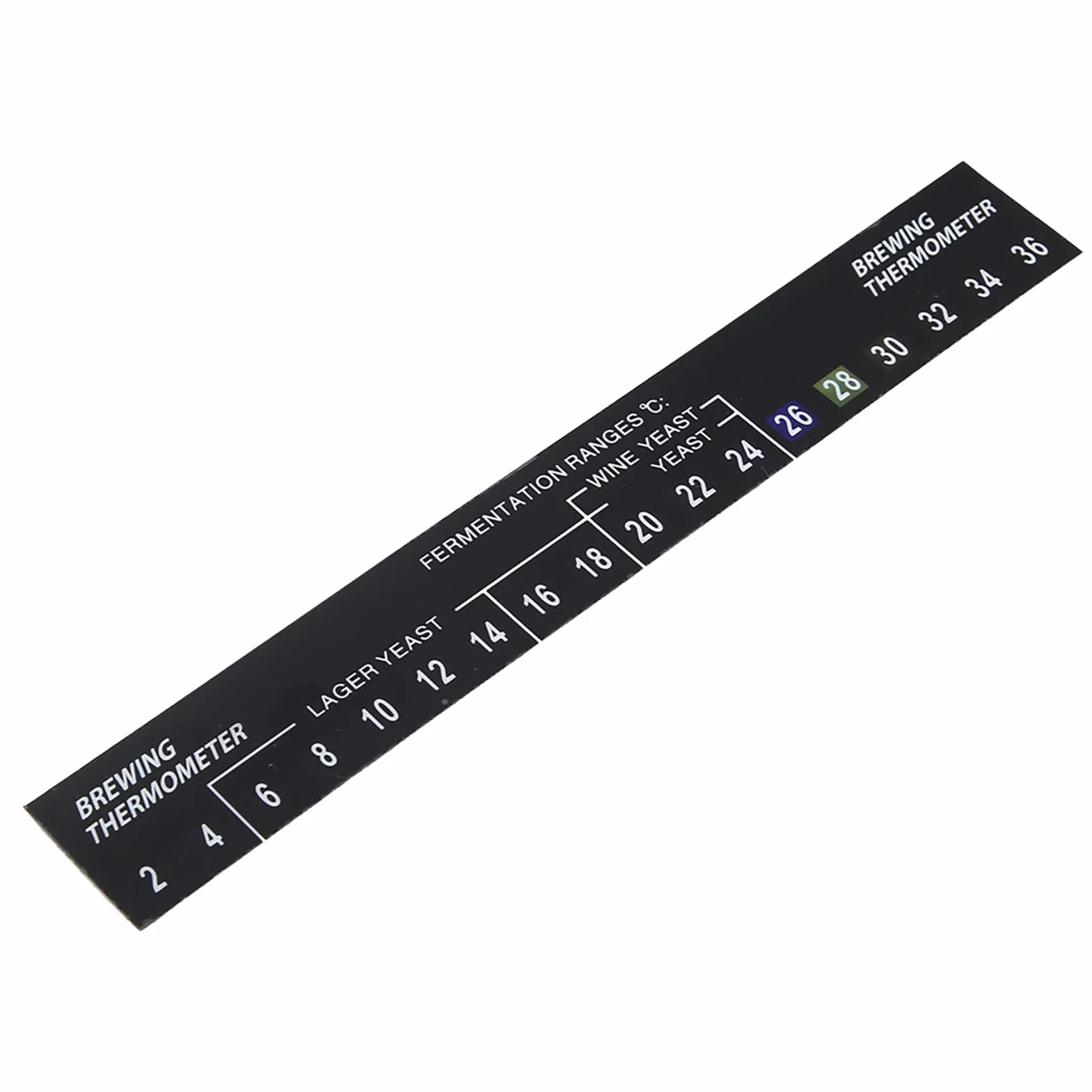 Tiras de Temperatura, 5 Piezas Stick On Termómetro Tira Adhesiva LCD Termómetro Etiqueta Pantalla Digital de Temperatura para Fermentar Cerveza Vino Cerveza Kombucha
