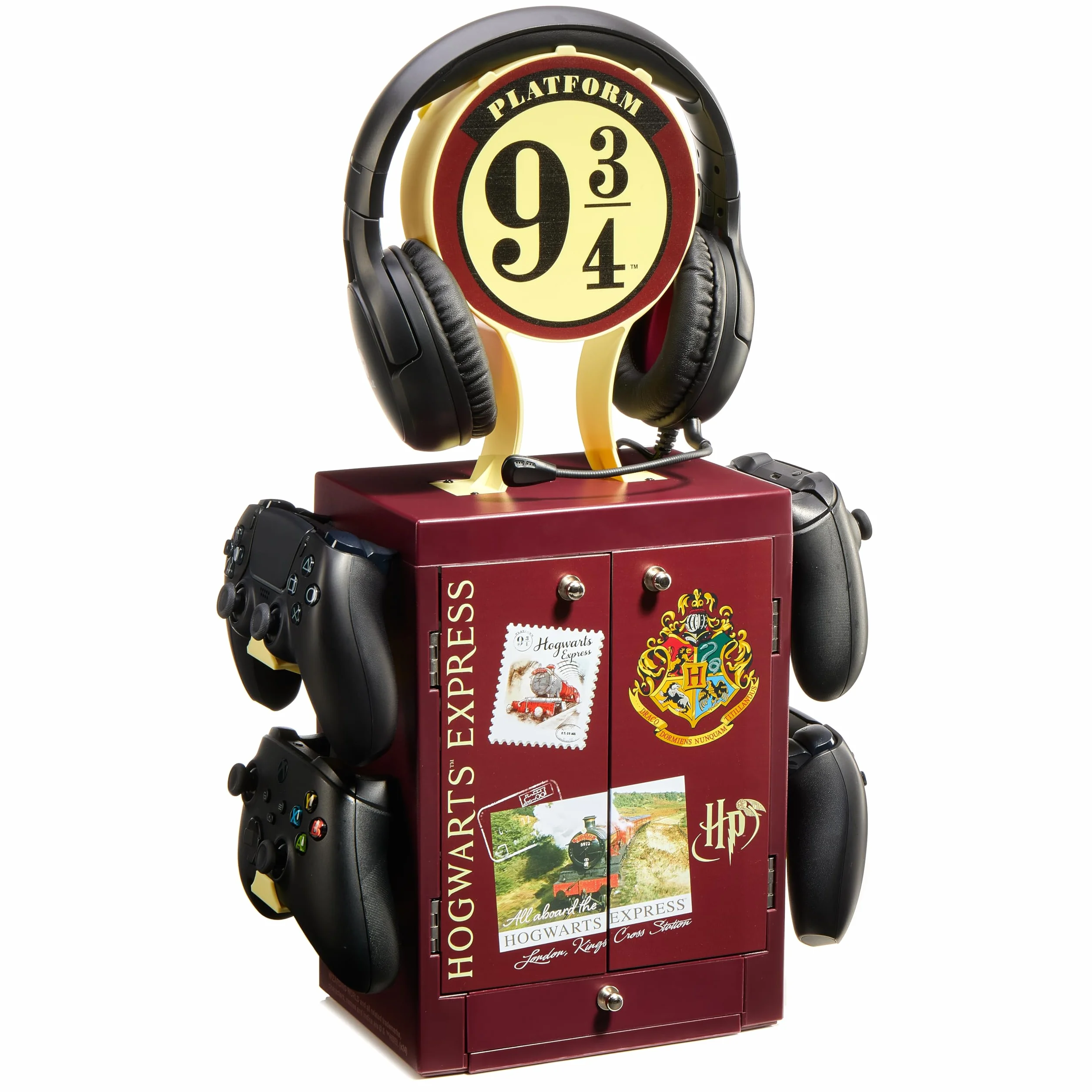 Numskull Harry Potter Platform 9 ¾ Soporte de Almacenamiento para 10 Juegos/DVDs Organizador Compacto