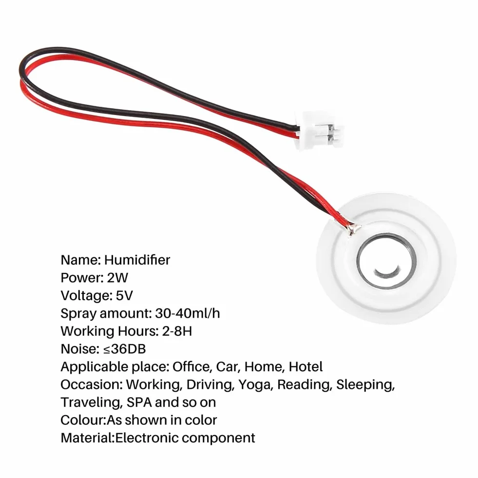 4 unids 20mm ultrasónico niebla fabricante Fogger atomizador transductor atomizador película placa accesorios humidificador Junta en goma