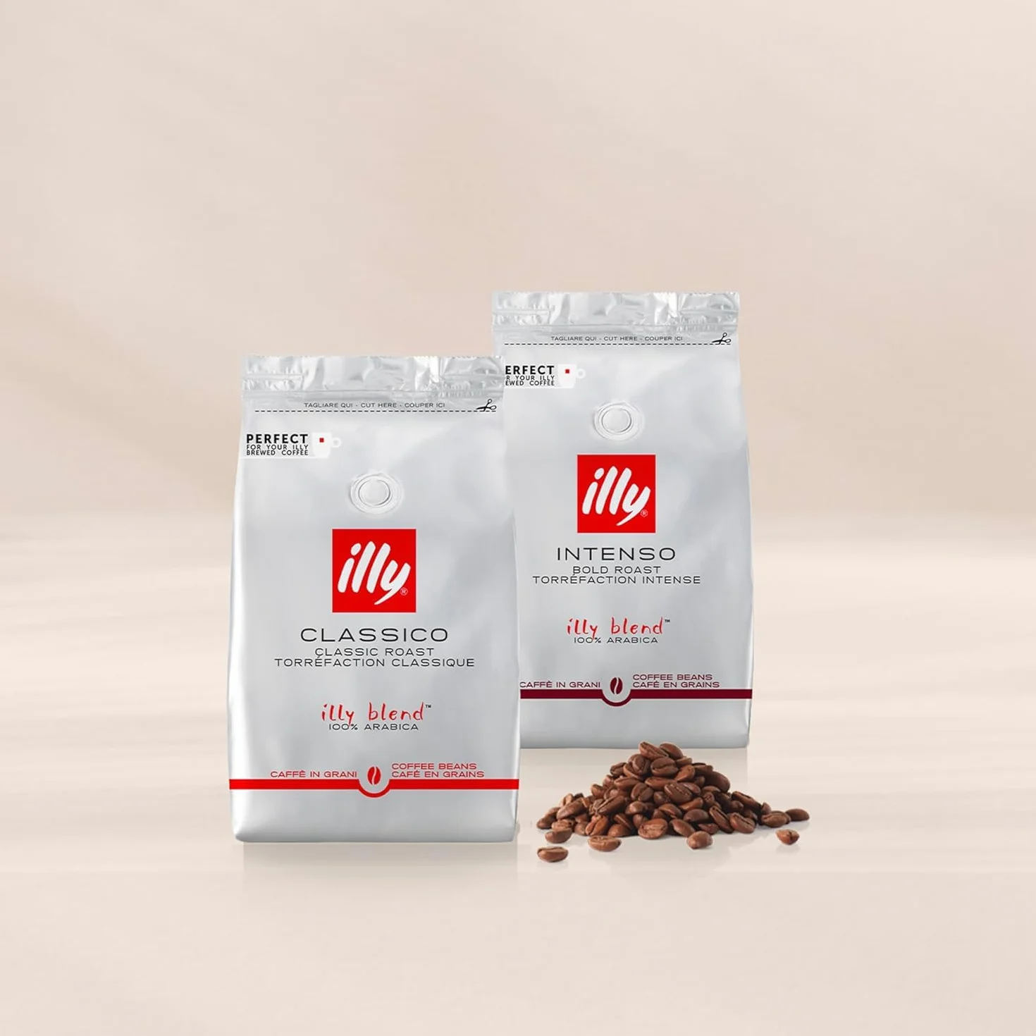 illy CLASSICO Café en Grano 100% Arábica 500g