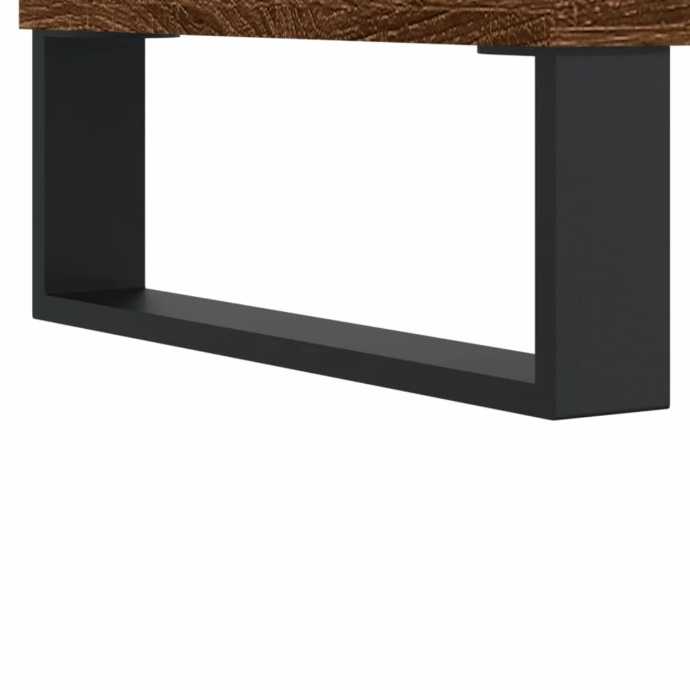 vidaXL Mueble de Discos Roble 85x38x48 cm Madera de Ingeniería