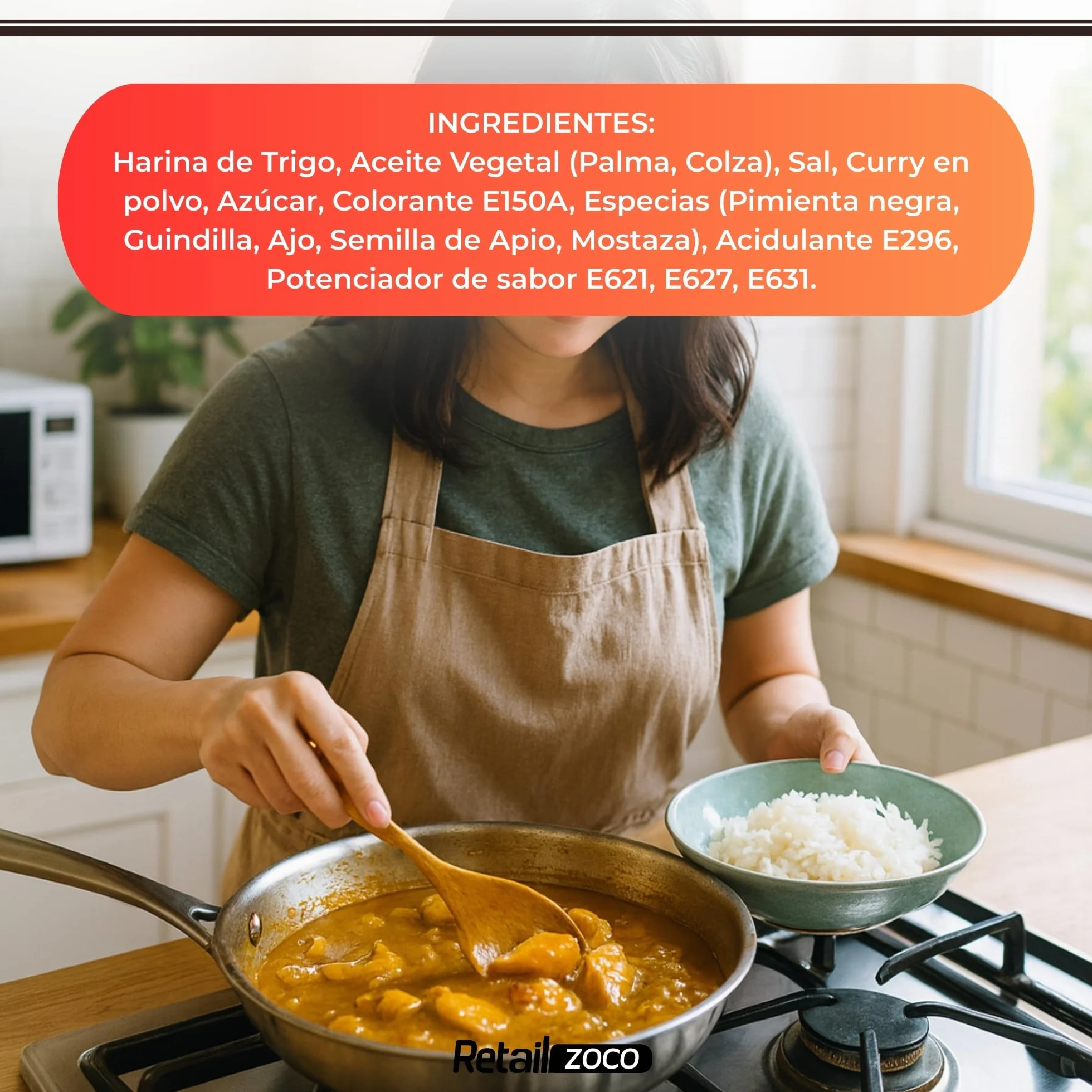 Curry Japonés en Pastilla, Golden Curry, Pasta Curry Suave, 35 Especias, 12 Raciones, Poco Picante, 198g