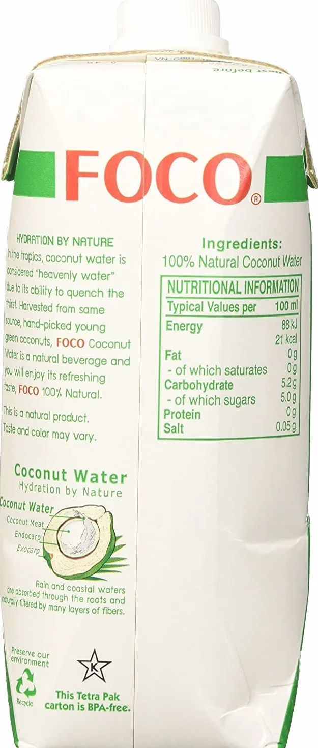 Foco Agua De Coco Bebida Exótica 510 g