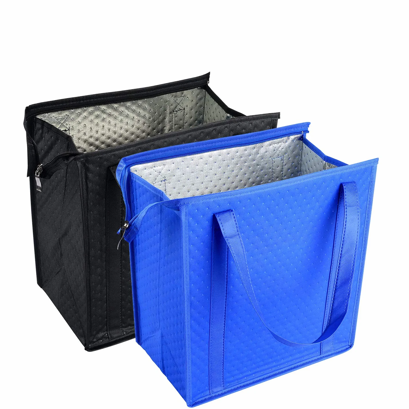 2pcs aislante térmico para bebidas frías bolsa de la compra bolsa para el almuerzo – 2 Color