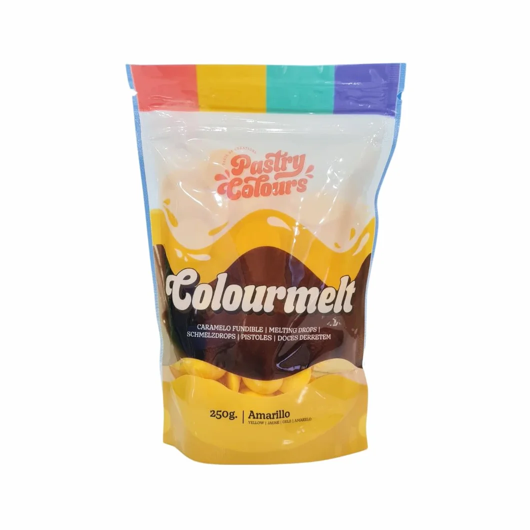 Melts Amarillos Chocolate para Fundir Cobertura Pasteles 250g