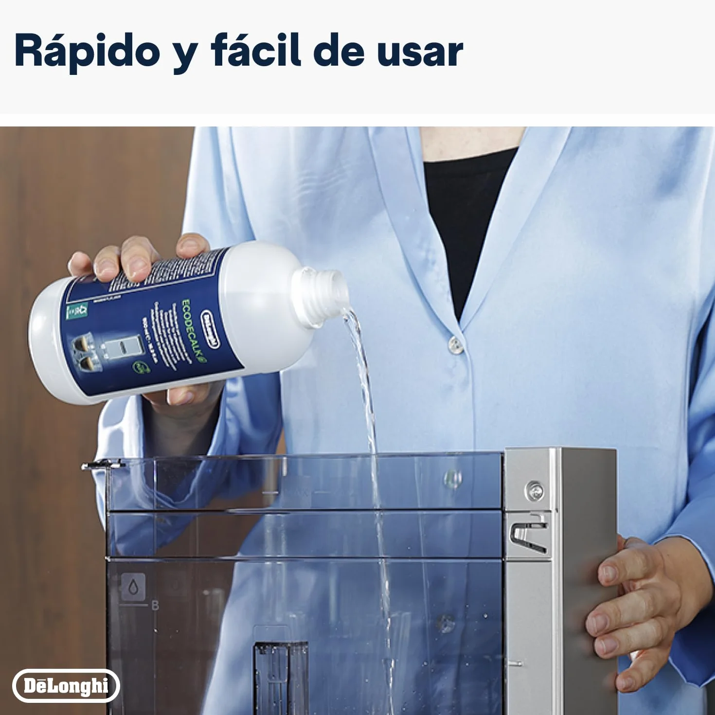 De'Longhi EcoDecalk DLSC500 Descalcificador 500ml 5 Dosis Accesorio Mantenimiento Cafetera
