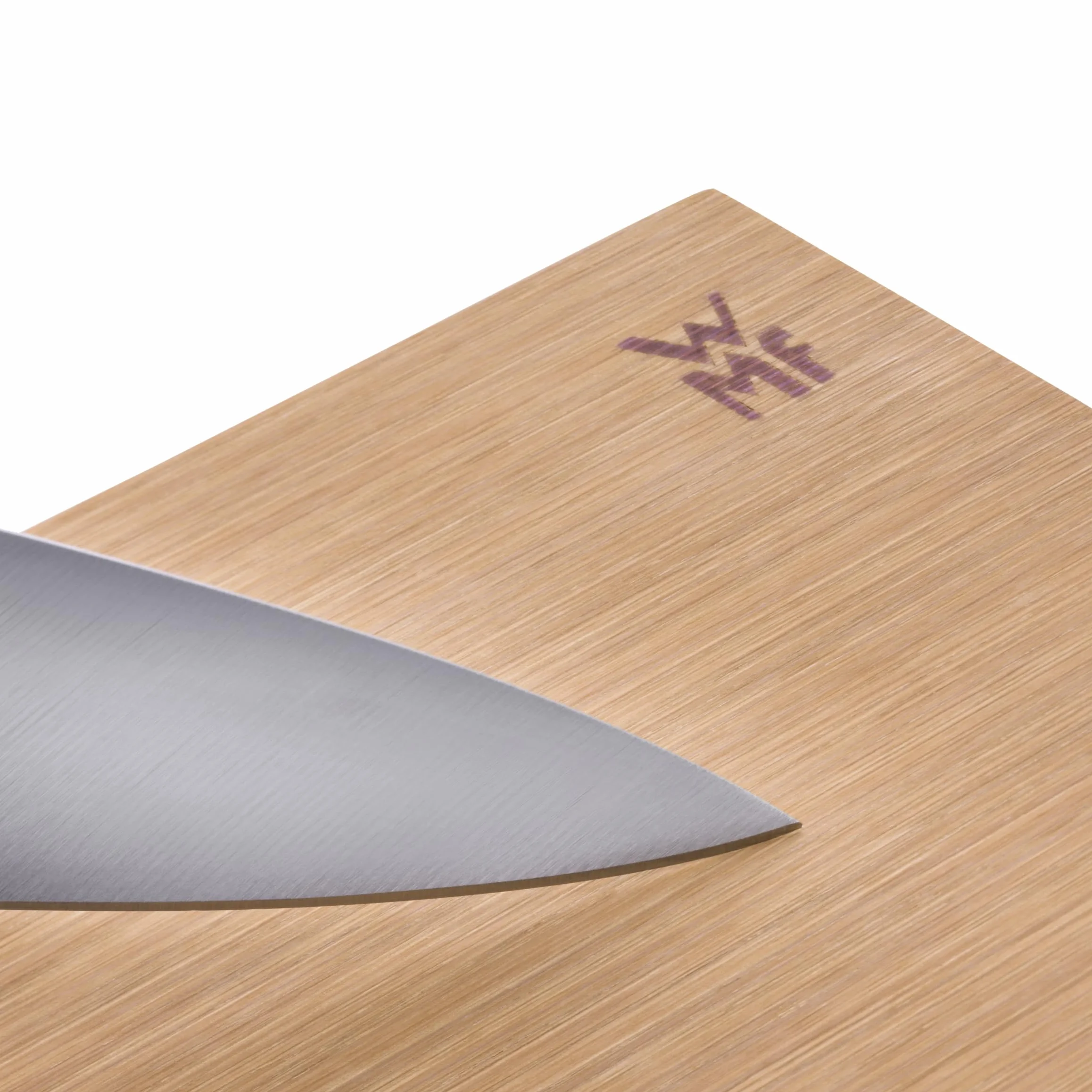 WMF Bambú Tabla de Cortar Madera Bambú 38 x 25 x 2 cm Rectángular Cocina con Ranura para Jugos
