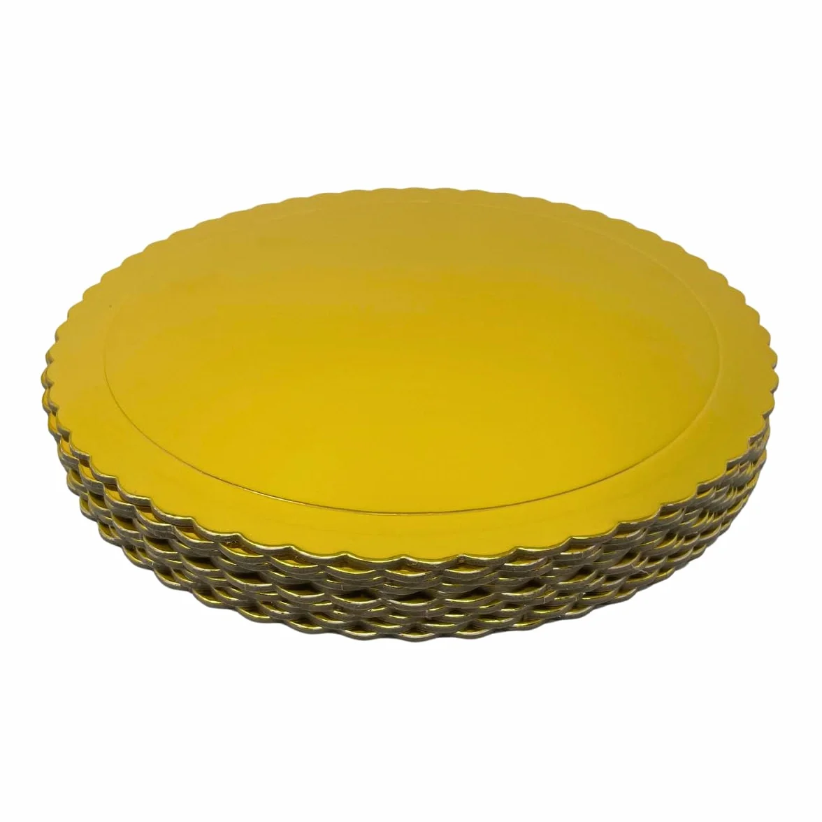 Discos Bases Extrafuerte 25cm x 3mm para Pasteles Oro