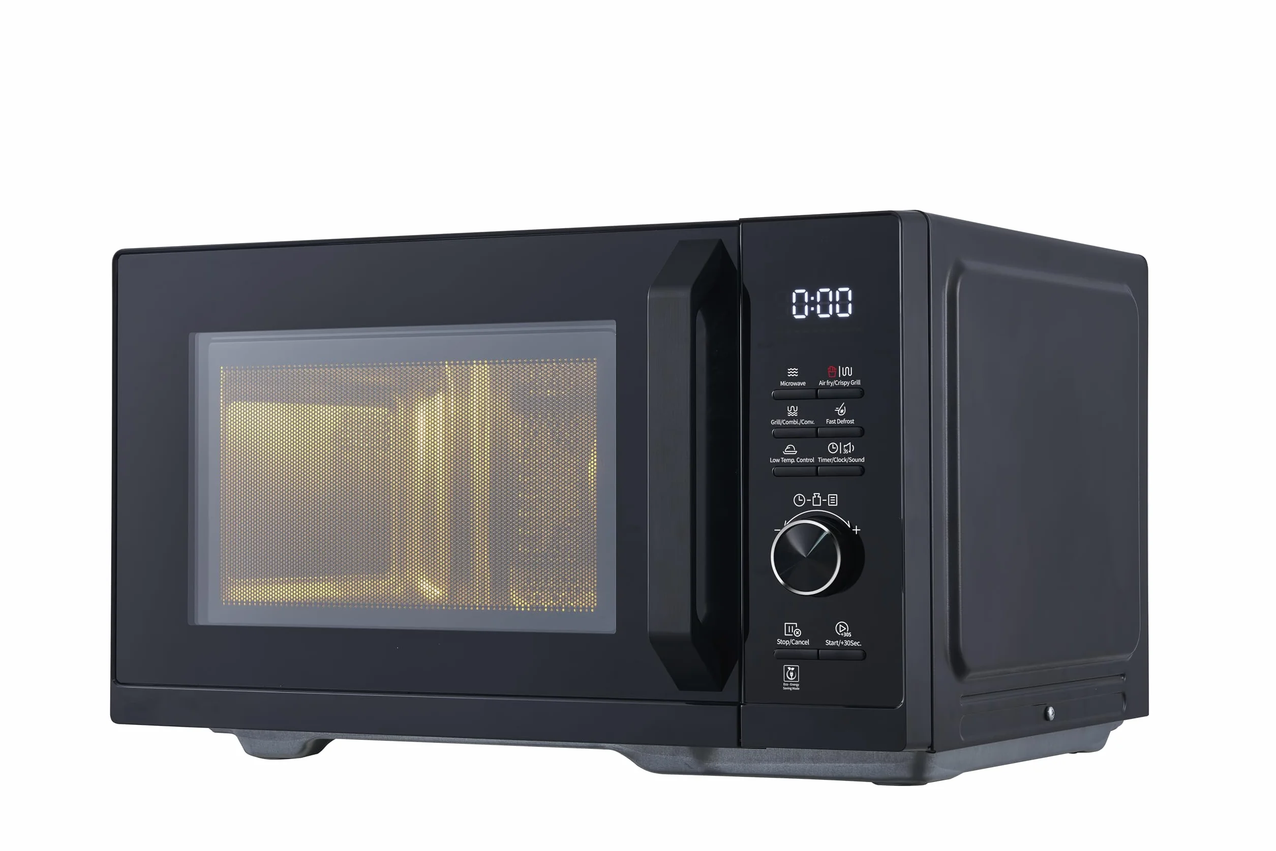 Sharp Microondas Airfry 5 en 1 RCA271TB 900 W, parrilla de 1000 W, aire caliente y función AirFry, convección 2100 W, 27 l, 28 descongelación automática, descongelación controlada por peso y tiempo