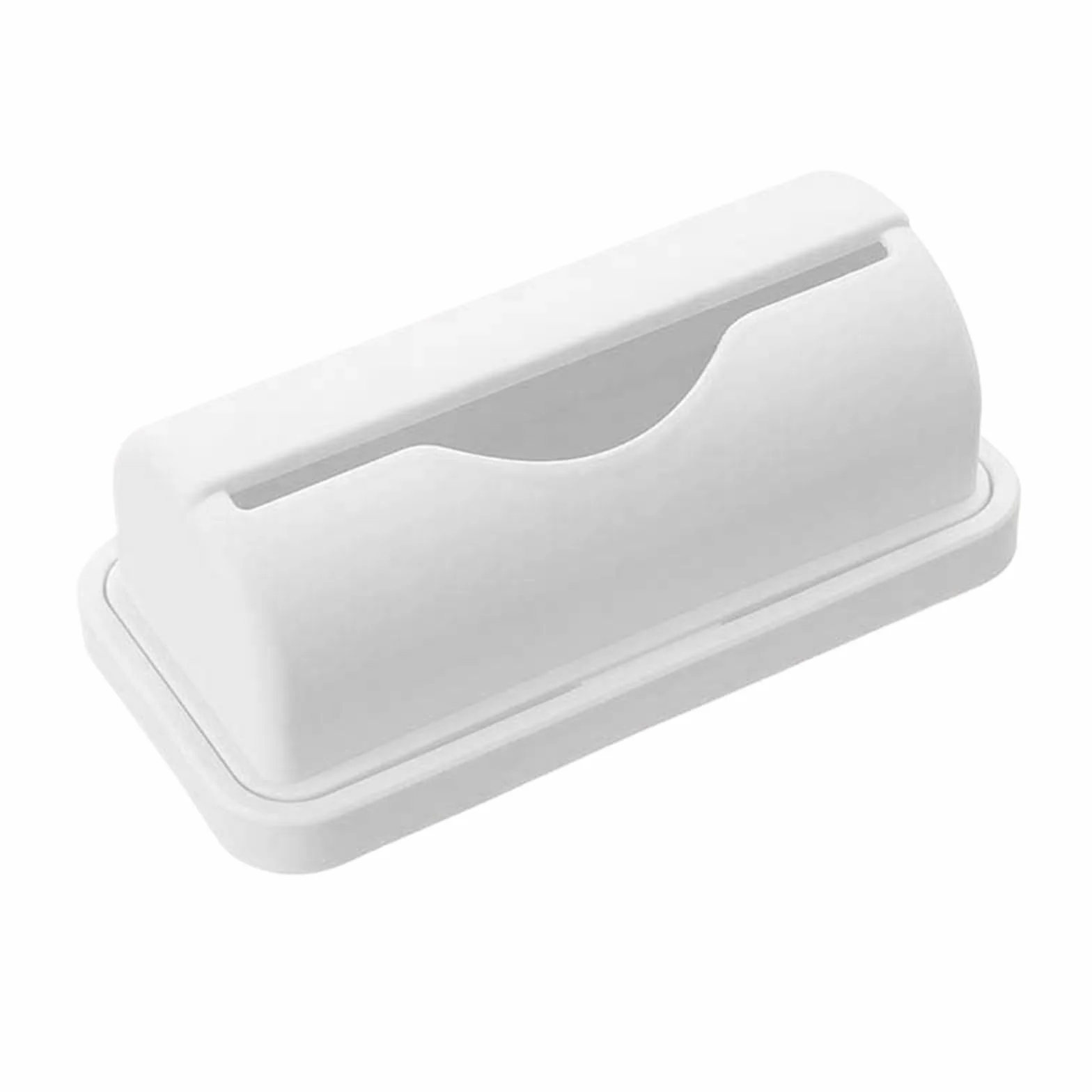 Dispensador De Bolsas De Basura Caja de almacenamiento de bolsas de basura, organizador de bolsas de basura montadas en la pared, soporte for contenedor de bolsas de plástico for cocina y baño, 5 uds.
