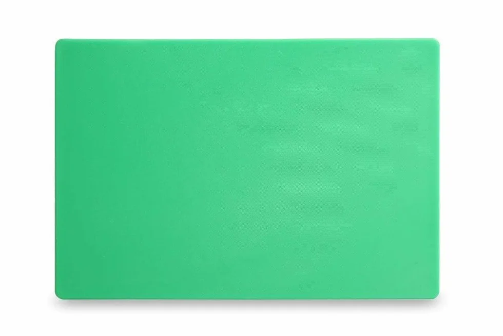 HENDI Tabla de cortar HACCP Blanco 450x300x13mm polietileno HDPE para lácteos y panadería