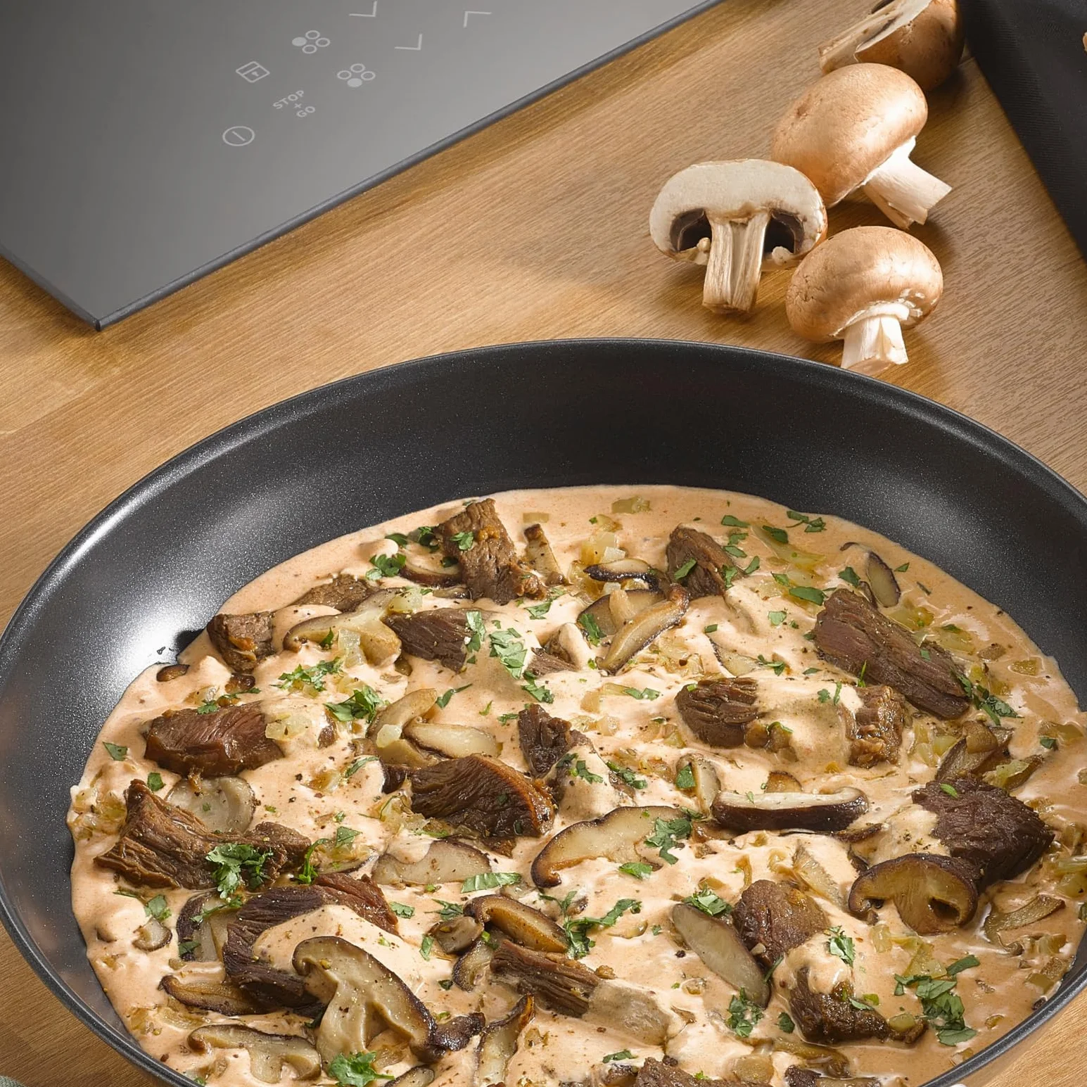 Tefal Duetto Juego de Sartenes 20/24/28 cm Antiadherente Titanio Inducción