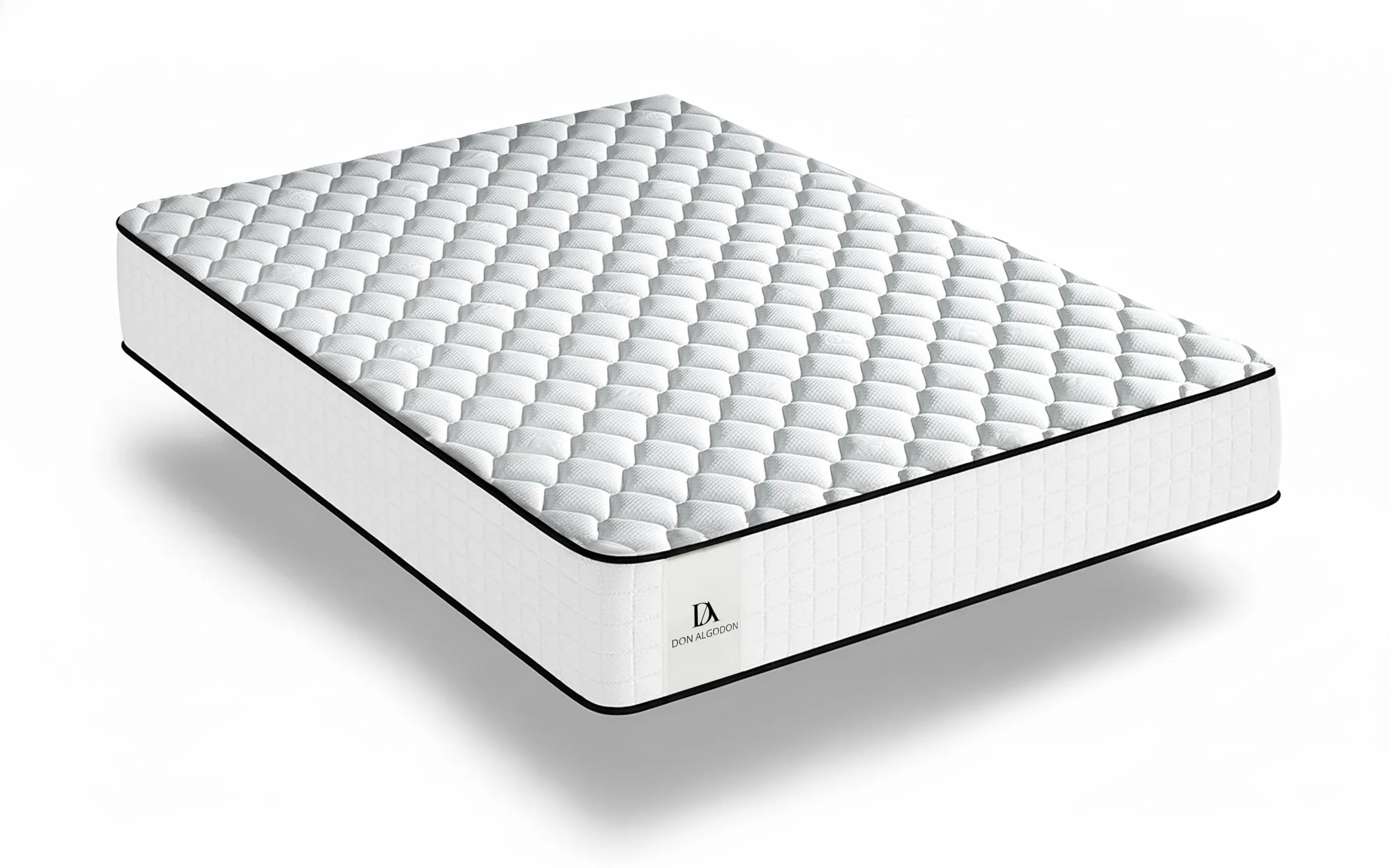 DON ALGODON Colchón Viscoelástico 120x190 Deluxe Confort Alivio de Presión Multicapa Verano/Invierno Termorregulable Altura 21 cm Firmeza Media Antiácaros