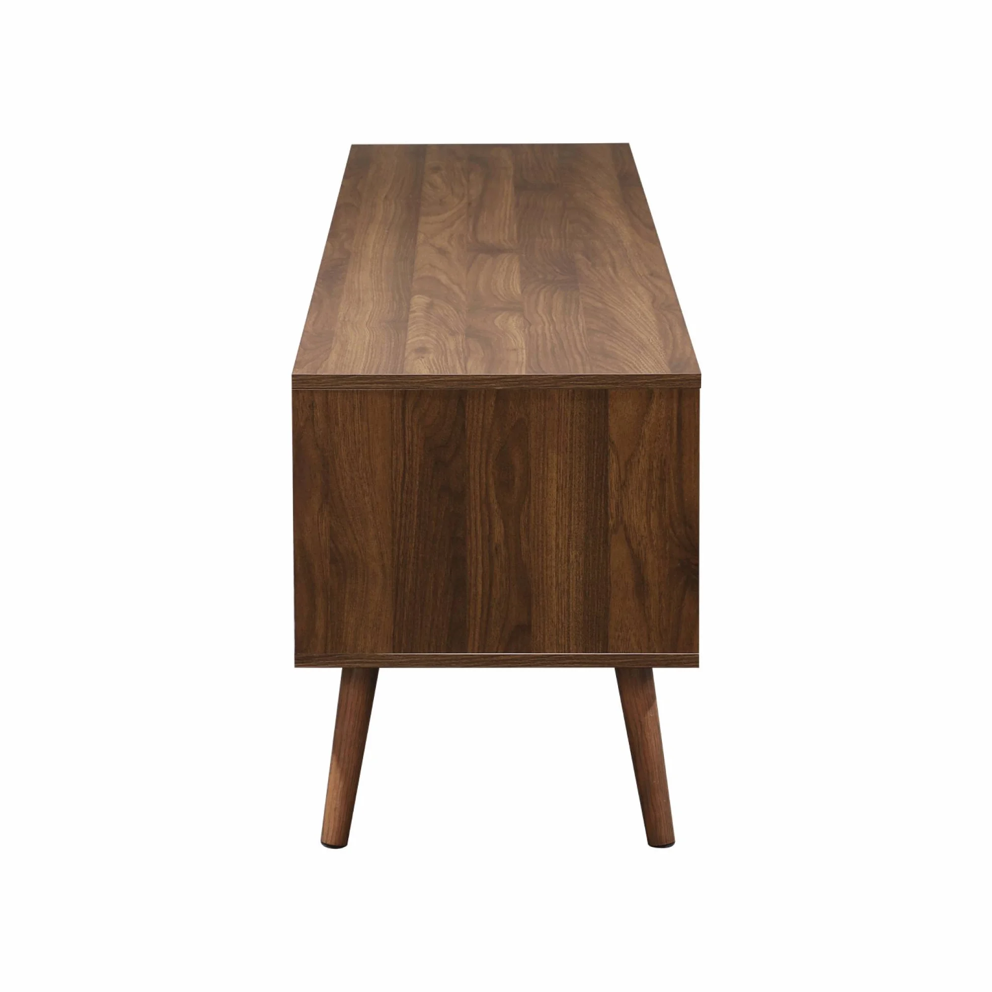 Alice's Home sweeek - Mueble TV, decoración Madera Nogal, 2 Puertas, 1 Estante, 160cm