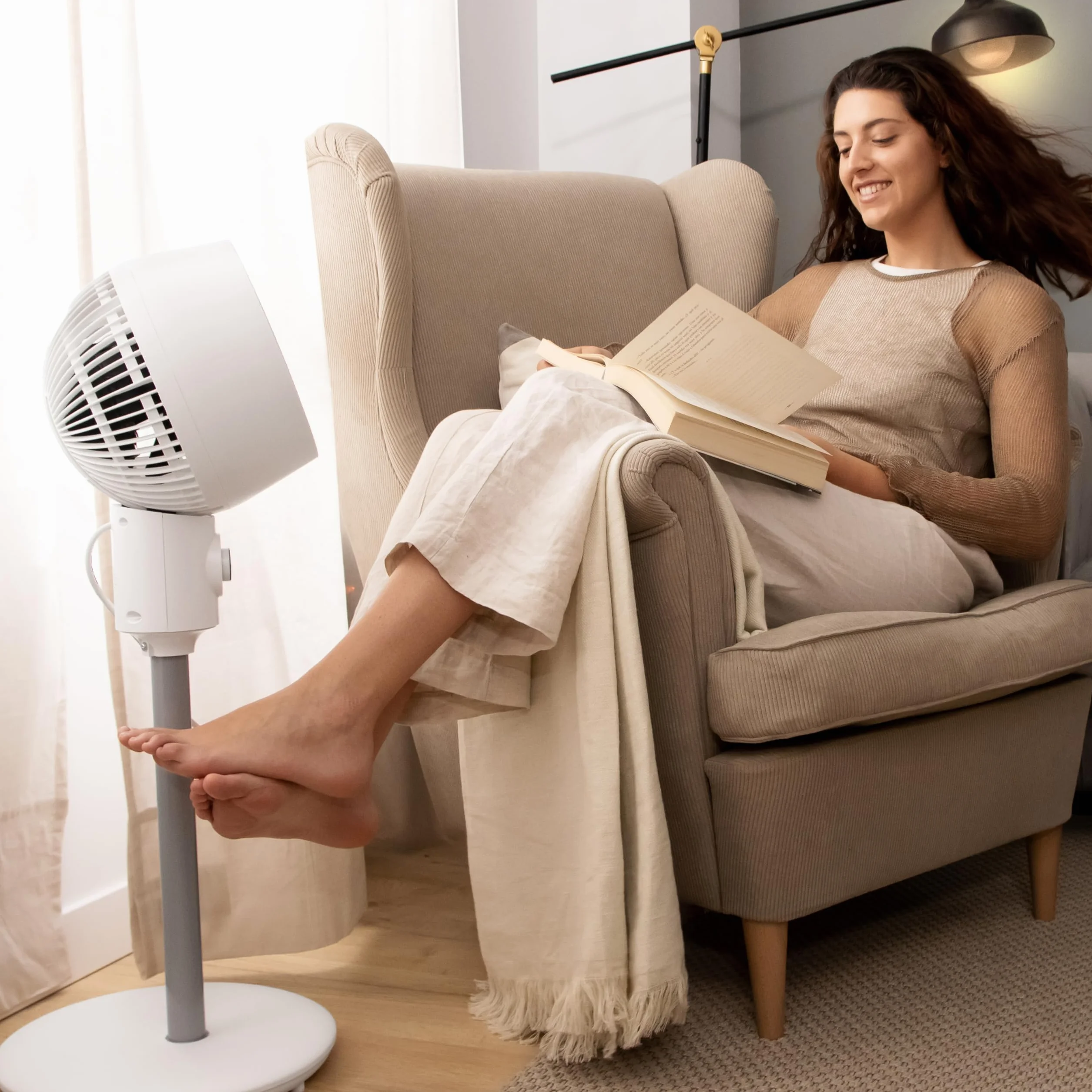 Cecotec Ventilador Circulador de Aire de Pie EnergySilence 900 Cyclone 35W 9 Pulgadas