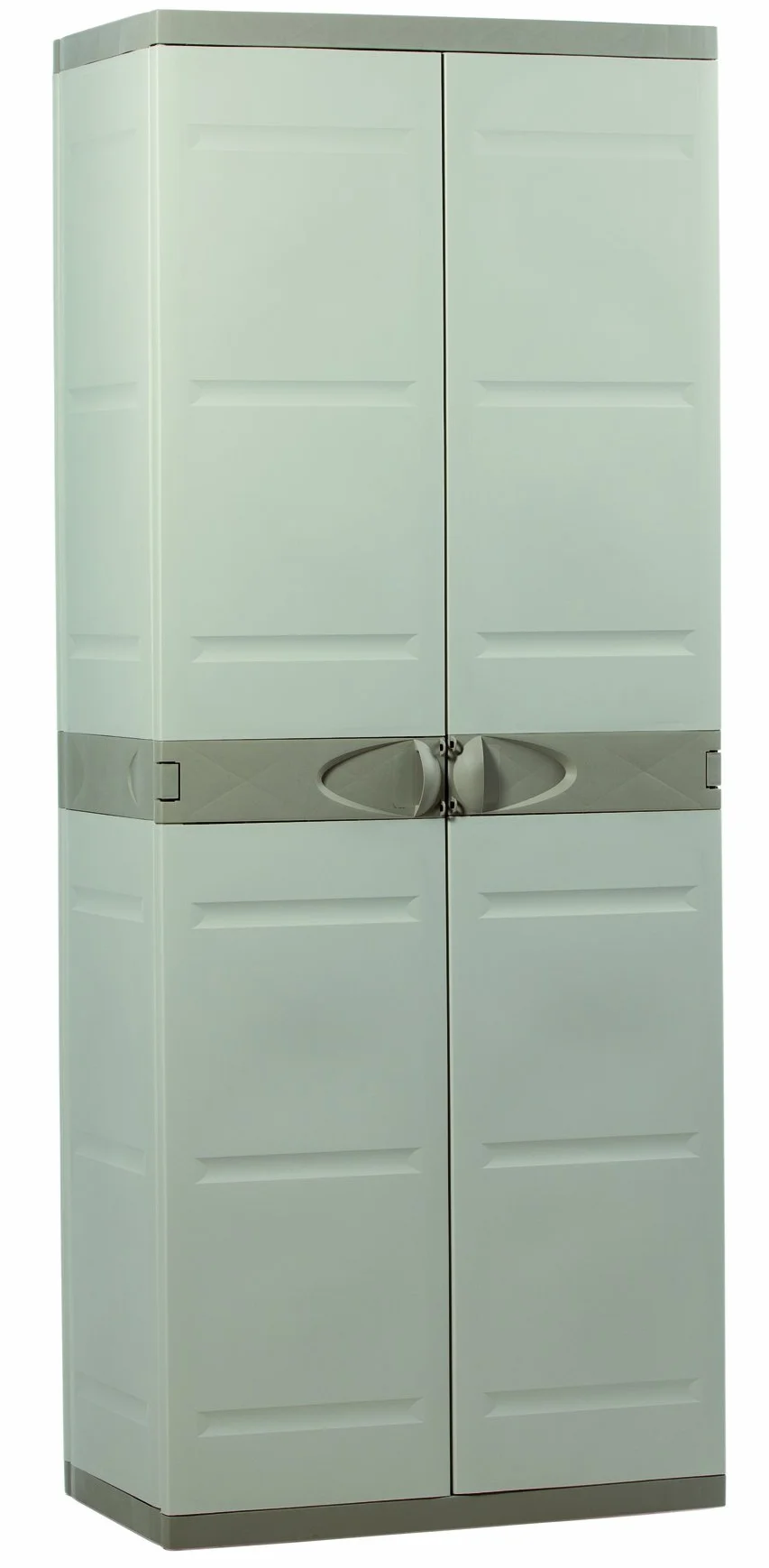 Plastiken Titanium Armarios, Plástico, Beige, 70x44x176 cm