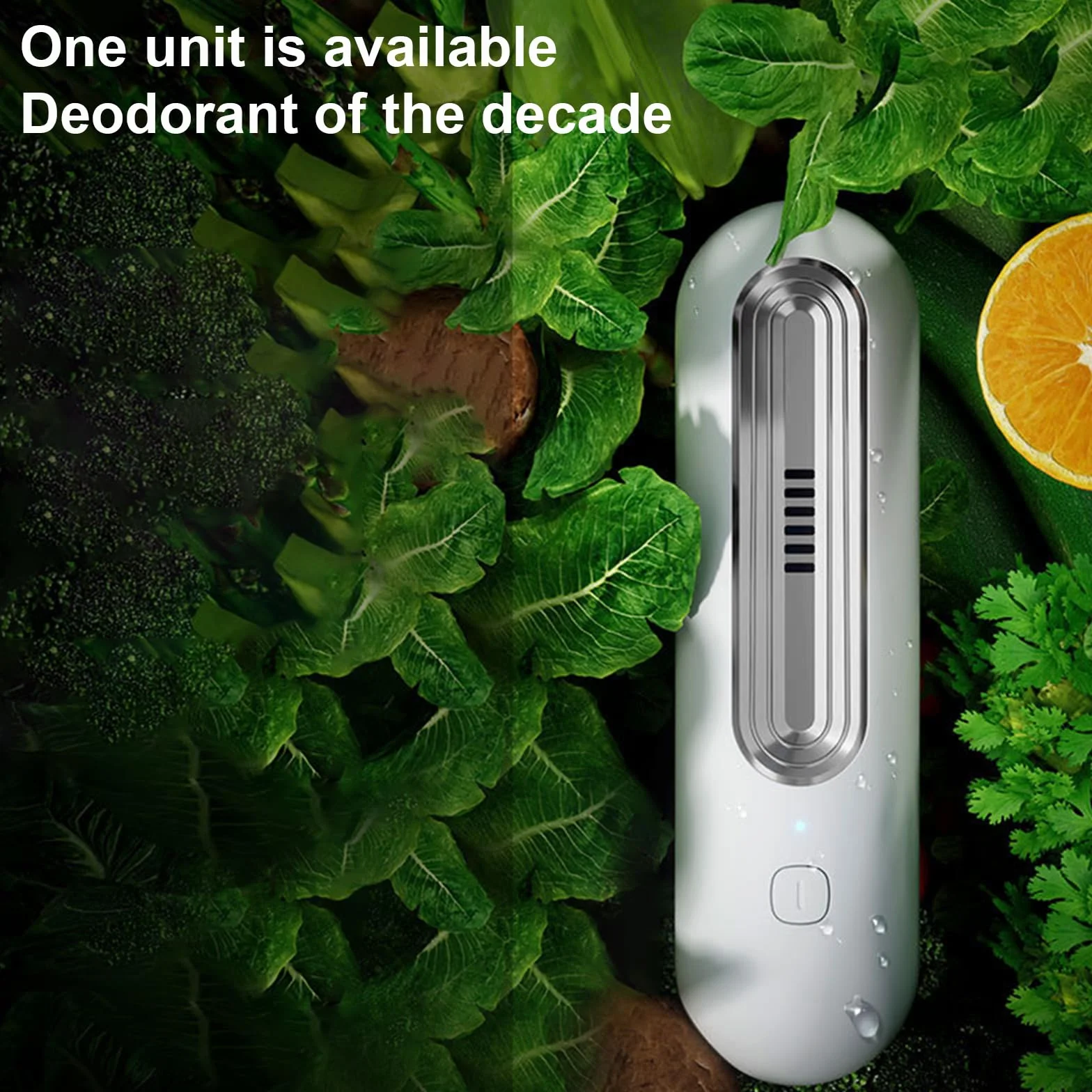Ambientador para nevera neutralizador de olores recargable por USB esterilización con ozono plata