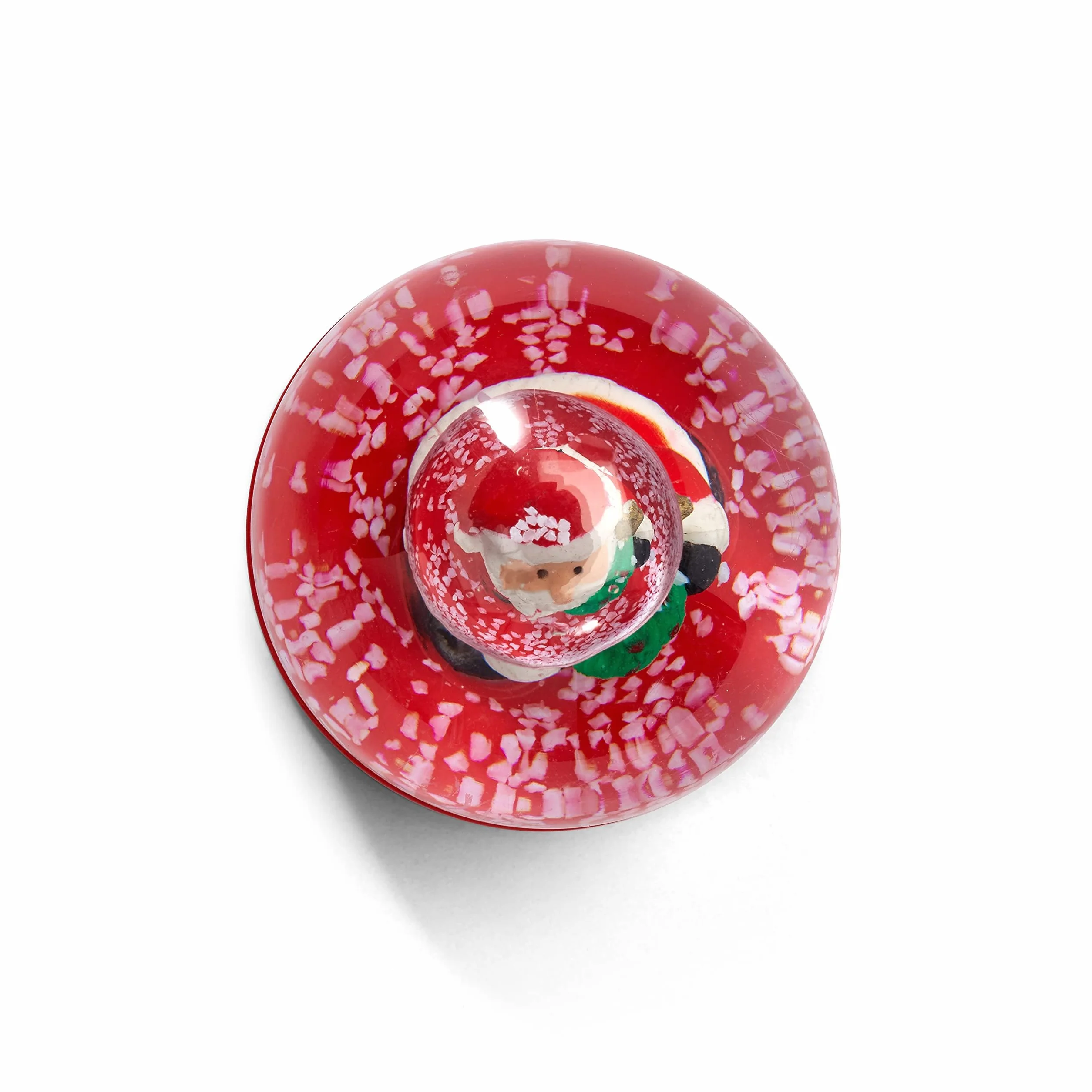 4 Mini Globos de Nieve Navideños 5cm Surtido Diseños Festivos