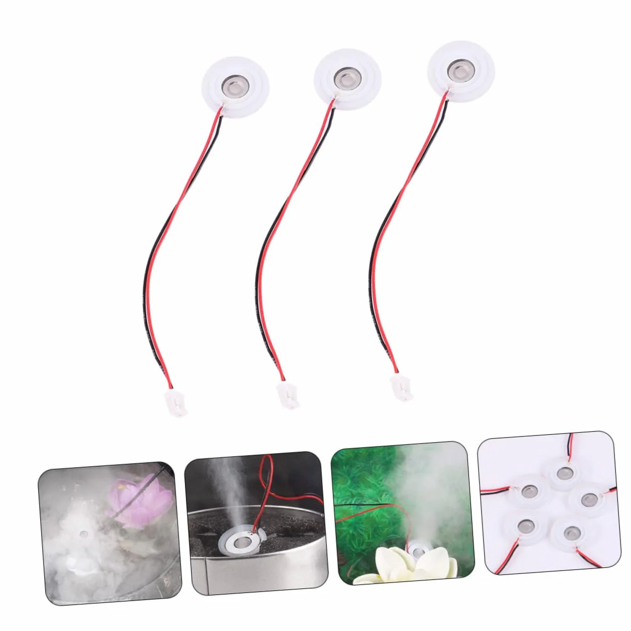 6 Piezas Tableta Atomizadora Fuente Kit De Reparación De Discos De Repuesto Humidificador Disco Generador De Niebla Ultrasónica Cerámica Máquina De Aromaterapia