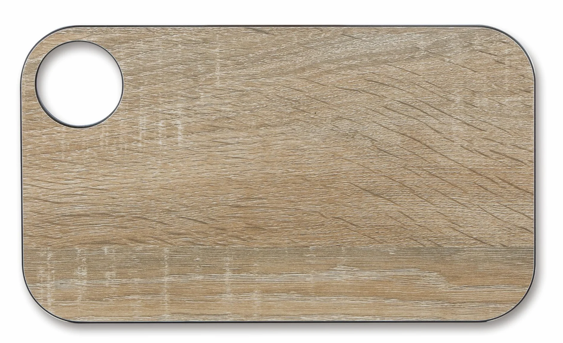 Arcos Tabla de Cocina Antibacterial Cortar 24x14 cm Fibra de Celulosa y Resina Marrón Ecológica
