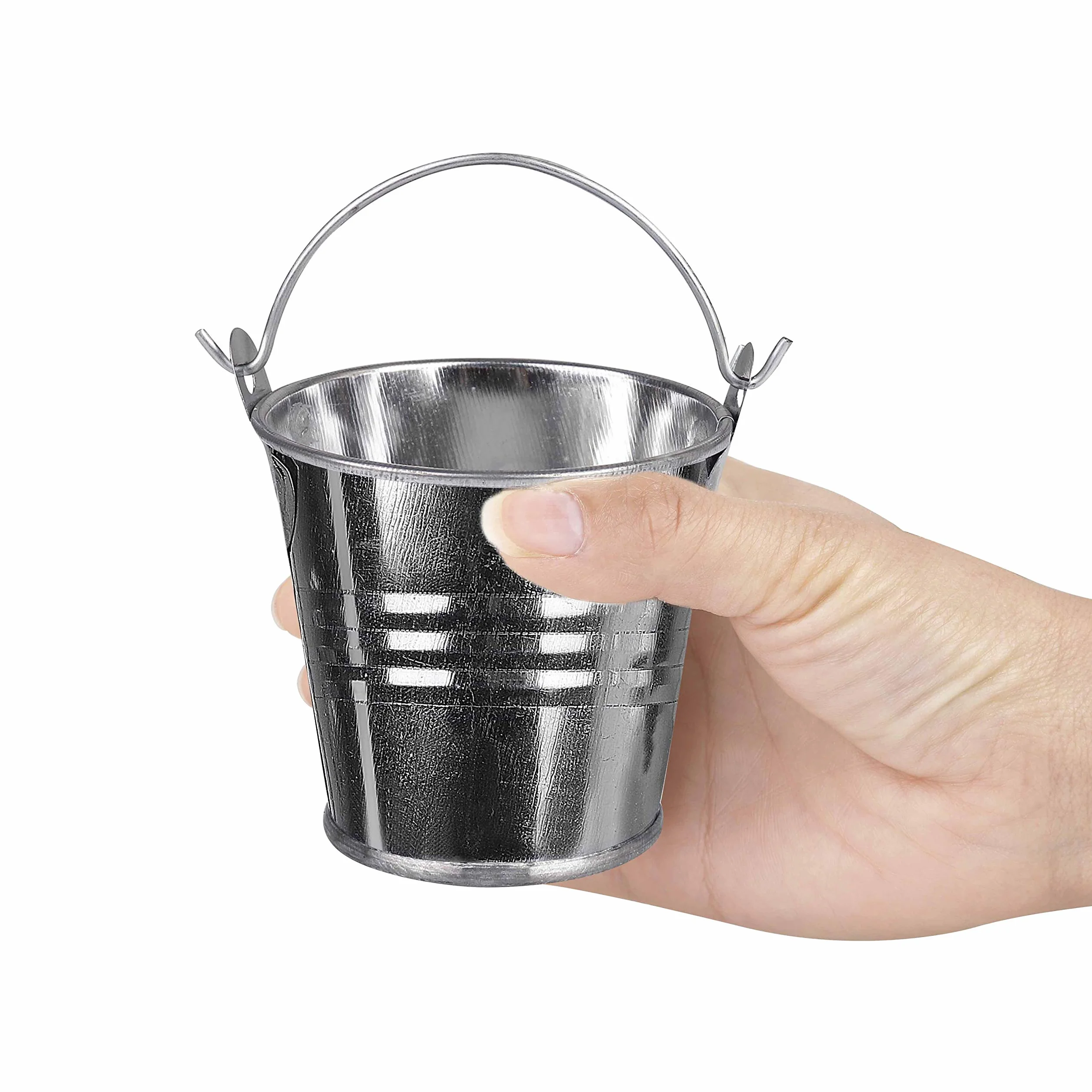 Cubos Pequeños de Metal, 12 Piezas Mini Cubos de Metal Invitados de Boda Fiesta Bautizo Cumpleaños Detalles Caramelos Regalos para Botanas, Decoración y Manualidades