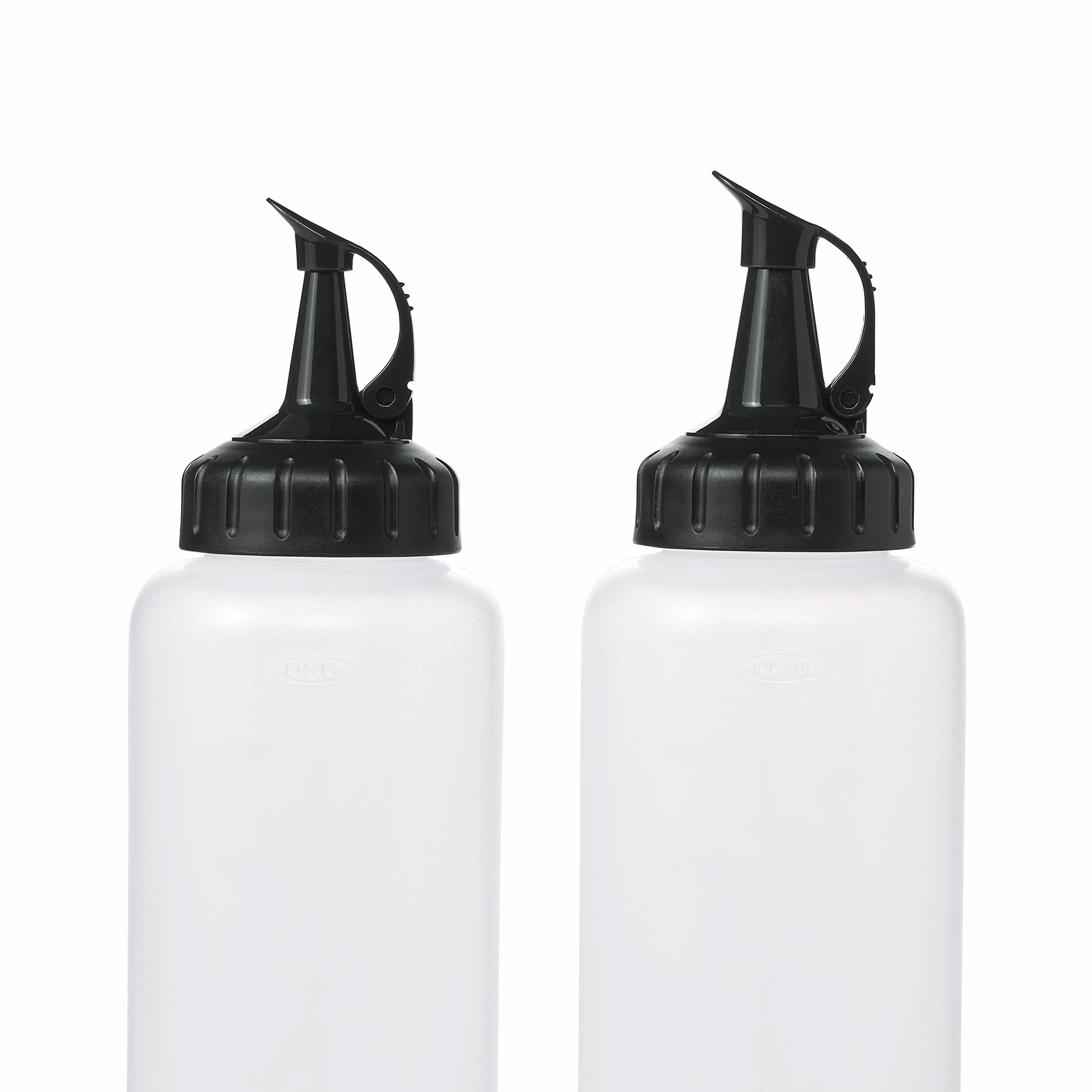 OXO Juego de botellas para exprimir transparente