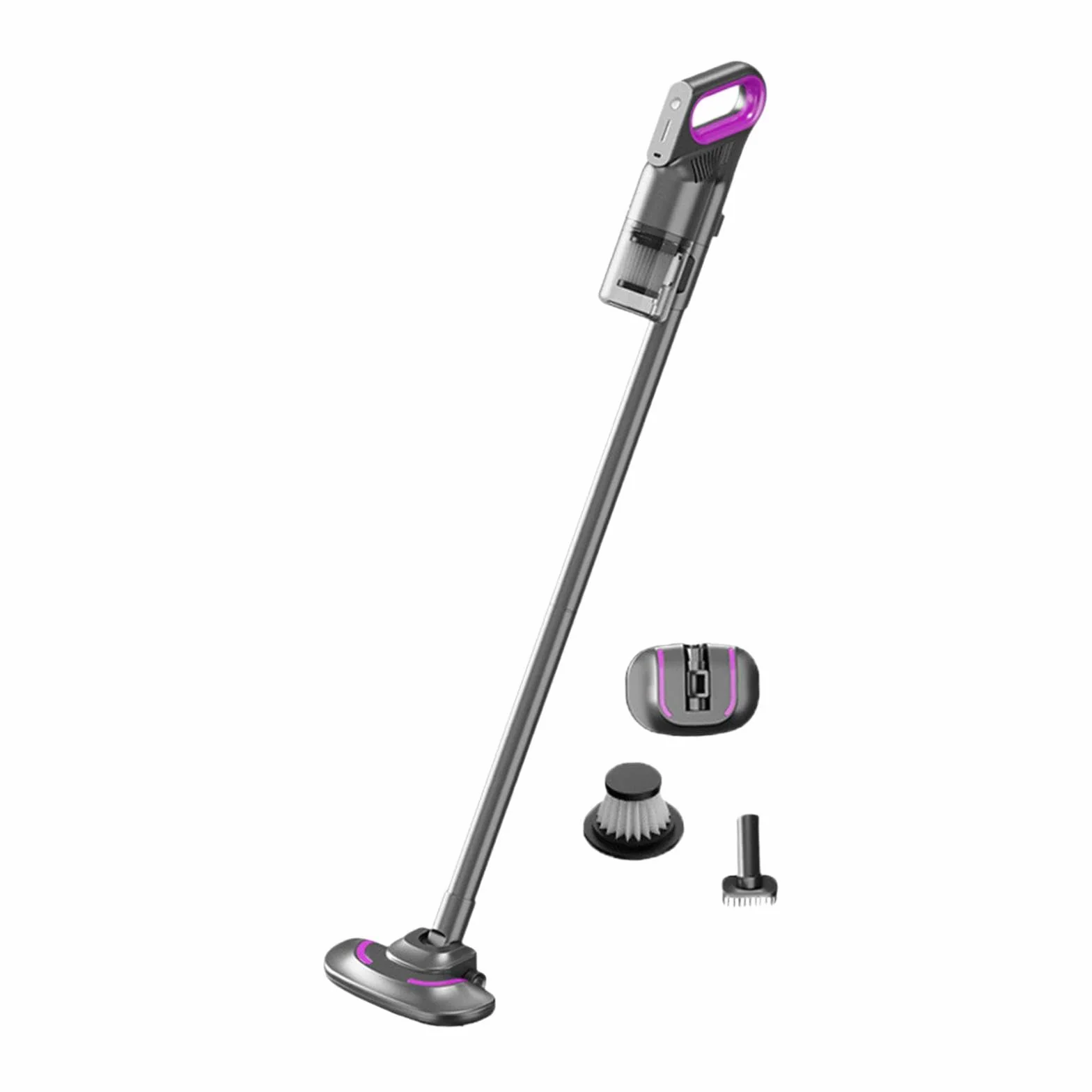 Aspiradora de Mano con Accesorios, Tipo Escoba, Apta para Suelos de Coche Y Hogar.