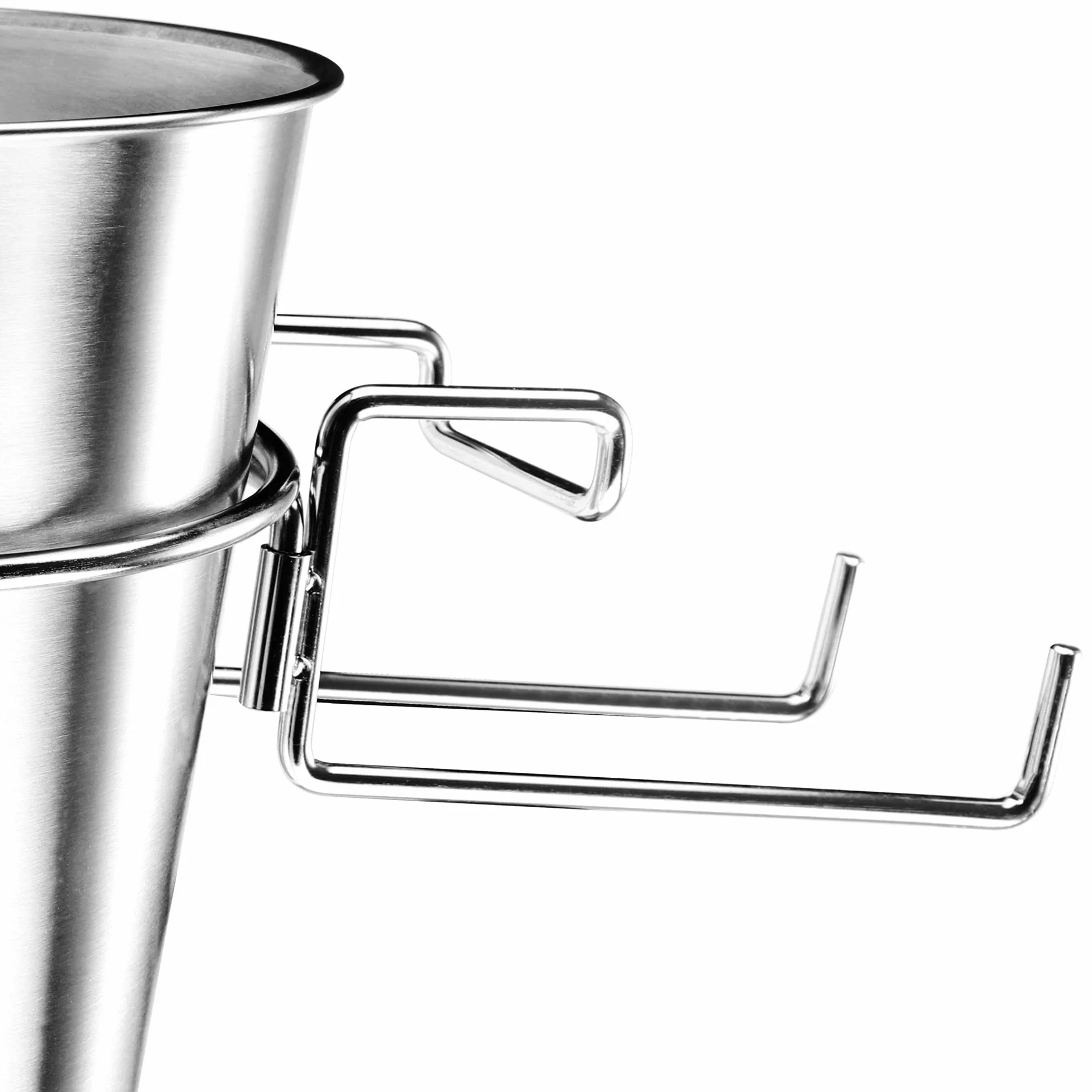 COM-FOUR® Enfriador de champán con soporte de mesa - cubo de enfriamiento para vino espumoso, vino y champán