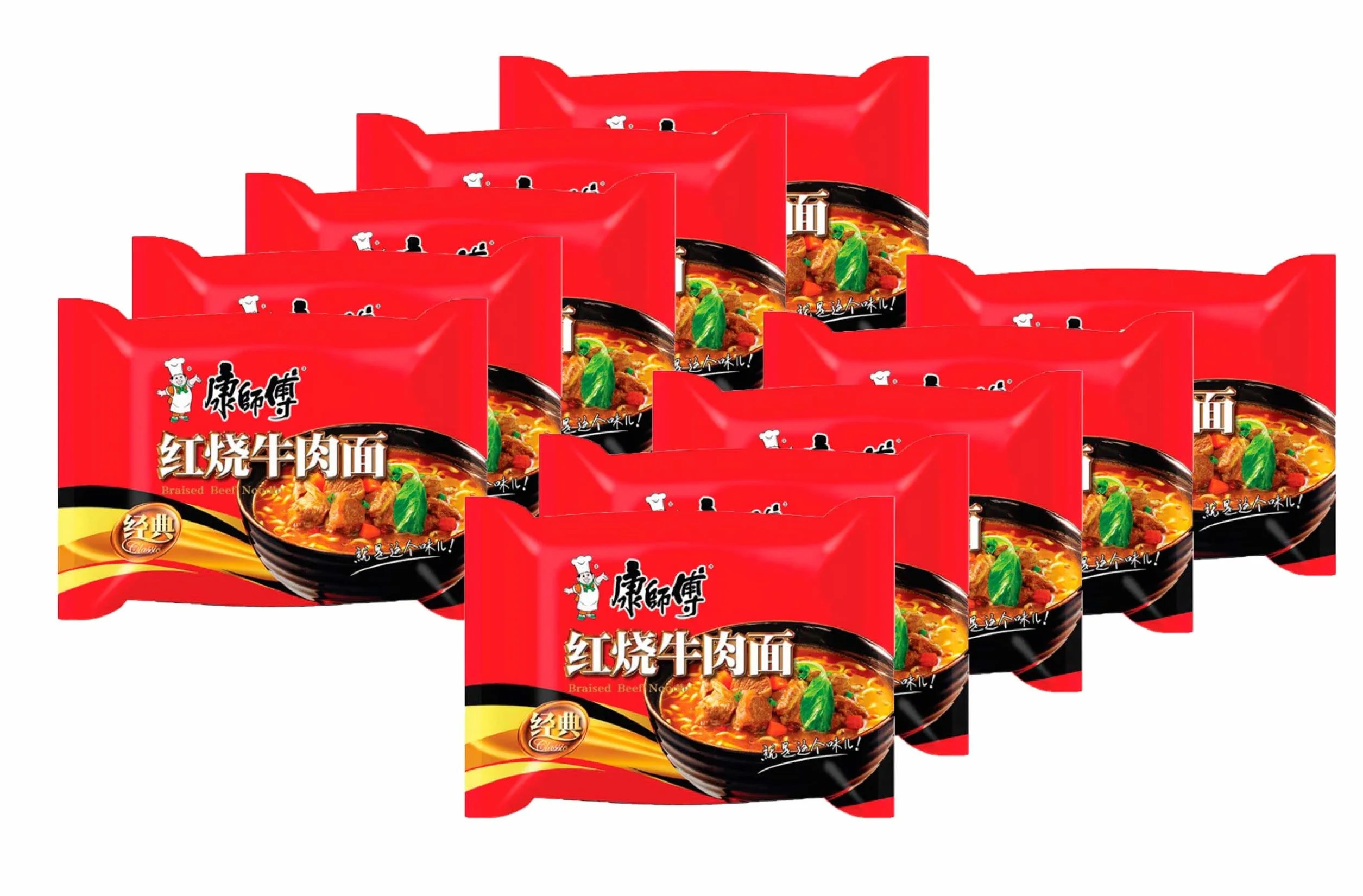 Ramen Fideos Instantáneos Sabor Ternera Pack 10