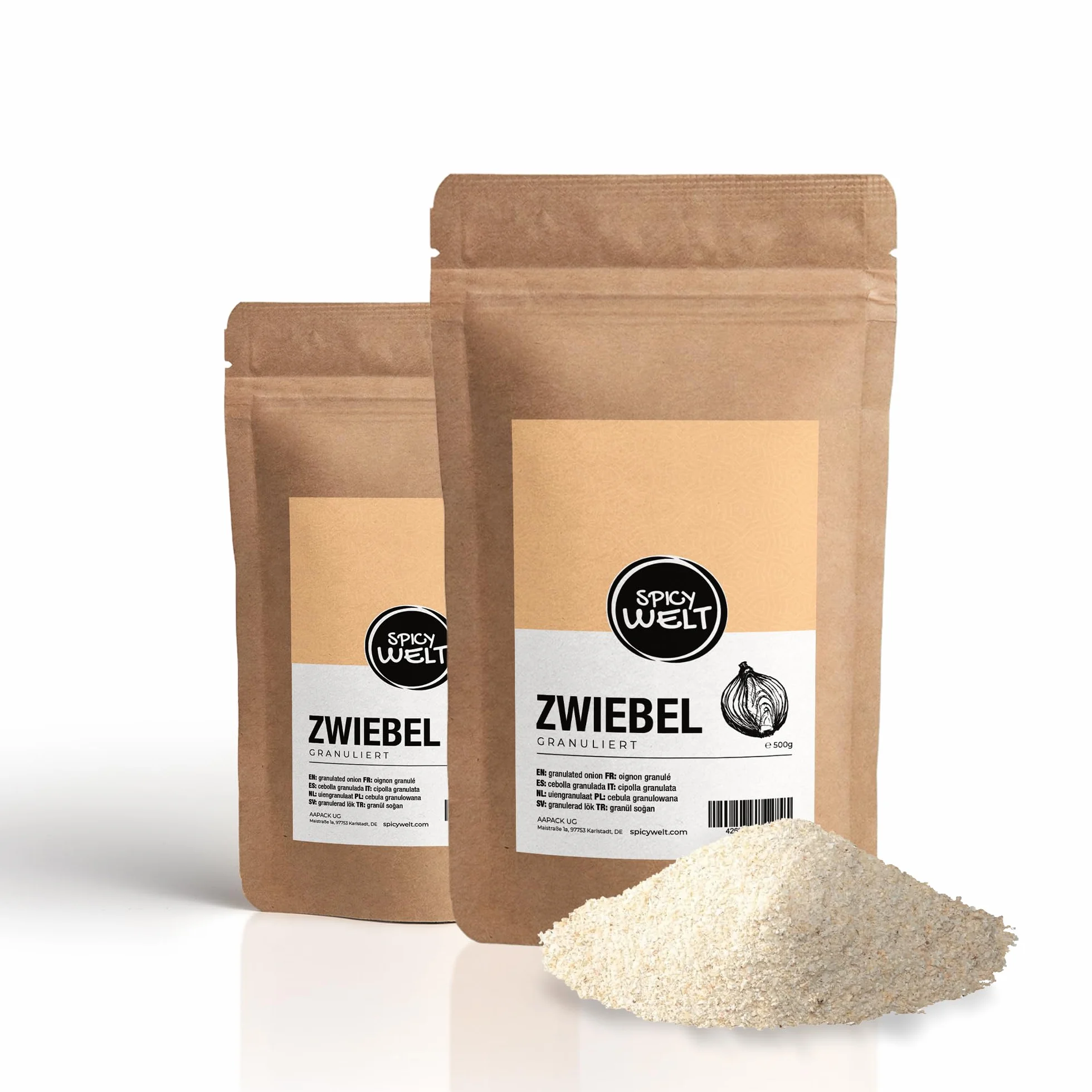 Cebolla Granulada 500g - Cebolla Deshidratada en Gránulos para Guisos, Salsas y Adobos 100% Natural