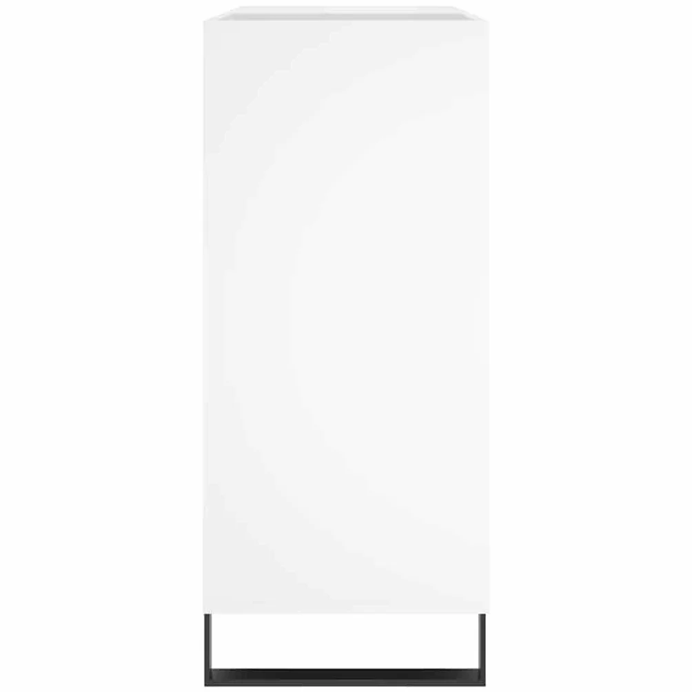 vidaXL Mueble para Discos Madera contrachapada Blanco 84,5x38x89 cm