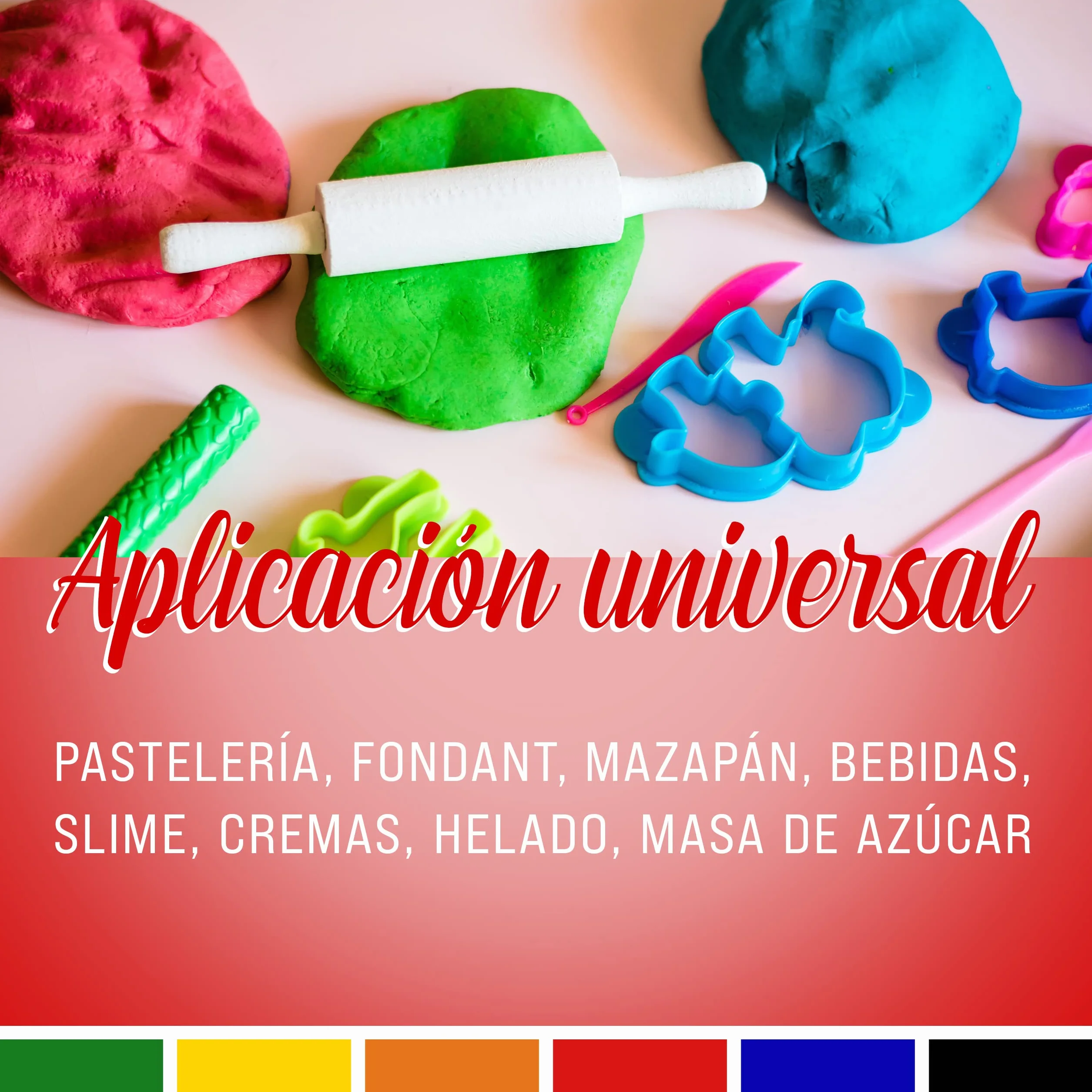 Belissia Colorante Alimentario Set 8x10ml Líquido Concentrado para Hornear, Cocinar, Fondant y Manualidades