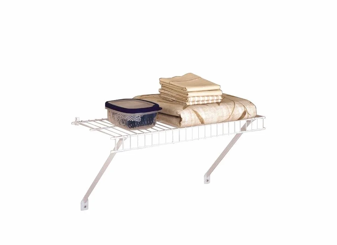 Rubbermaid Linen Kit de Estante para Armario 2 pies x 12 Pulgadas Sistema de estantería de Alambre de Metal