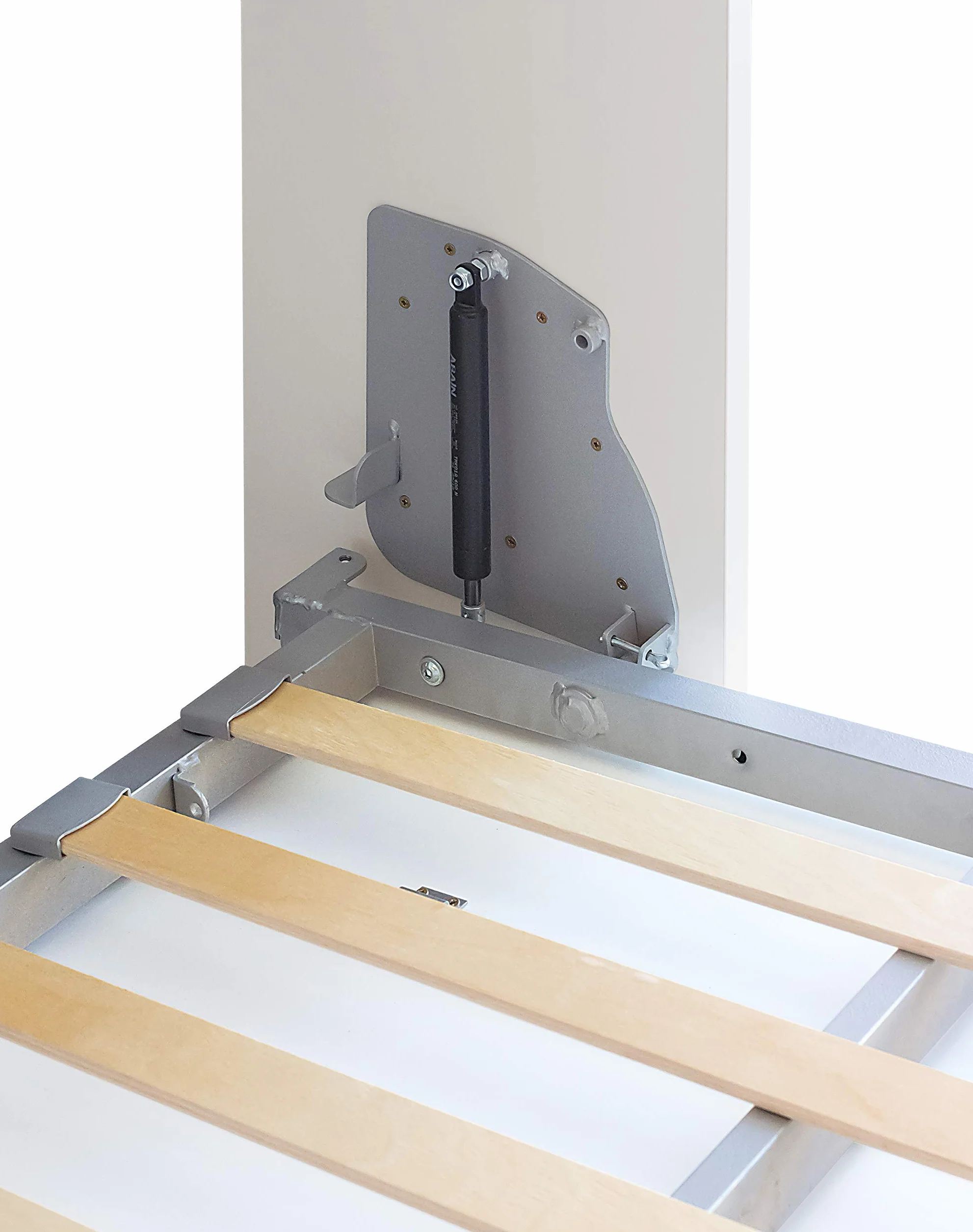 Cama Abatible Horizontal Plegable de Pared de 90x190 Color Blanco