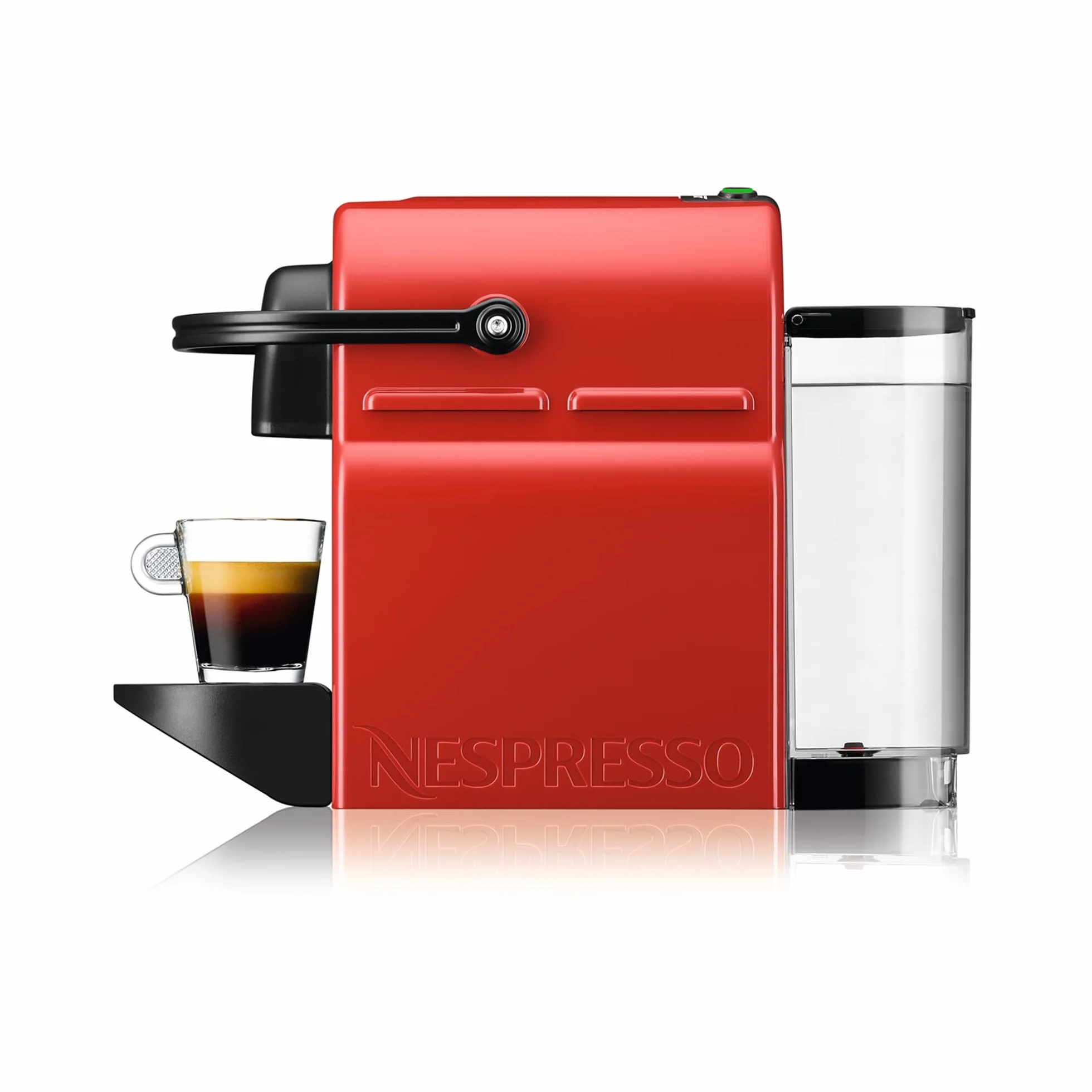 Nespresso Krups Inissia XN1005 Cafetera Monodosis 19 Bares Apagado Automático Rojo