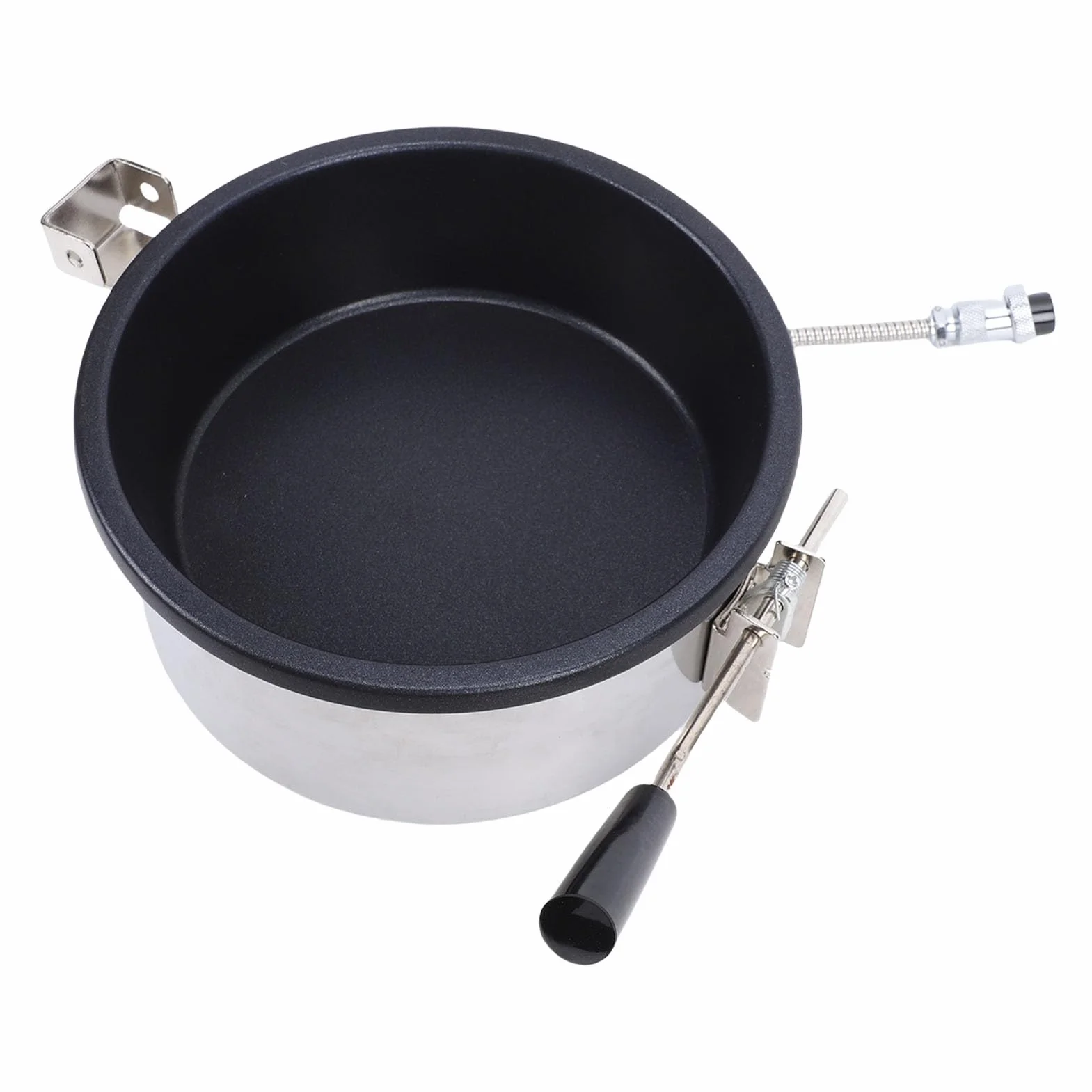 TOPINCN Máquina para Hacer Palomitas de Maíz, Máquina para Hacer Palomitas de Maíz de Acero Inoxidable para Fiestas en el Hogar, Noche de Cine, Familia, Olla para Palomitas de Maíz