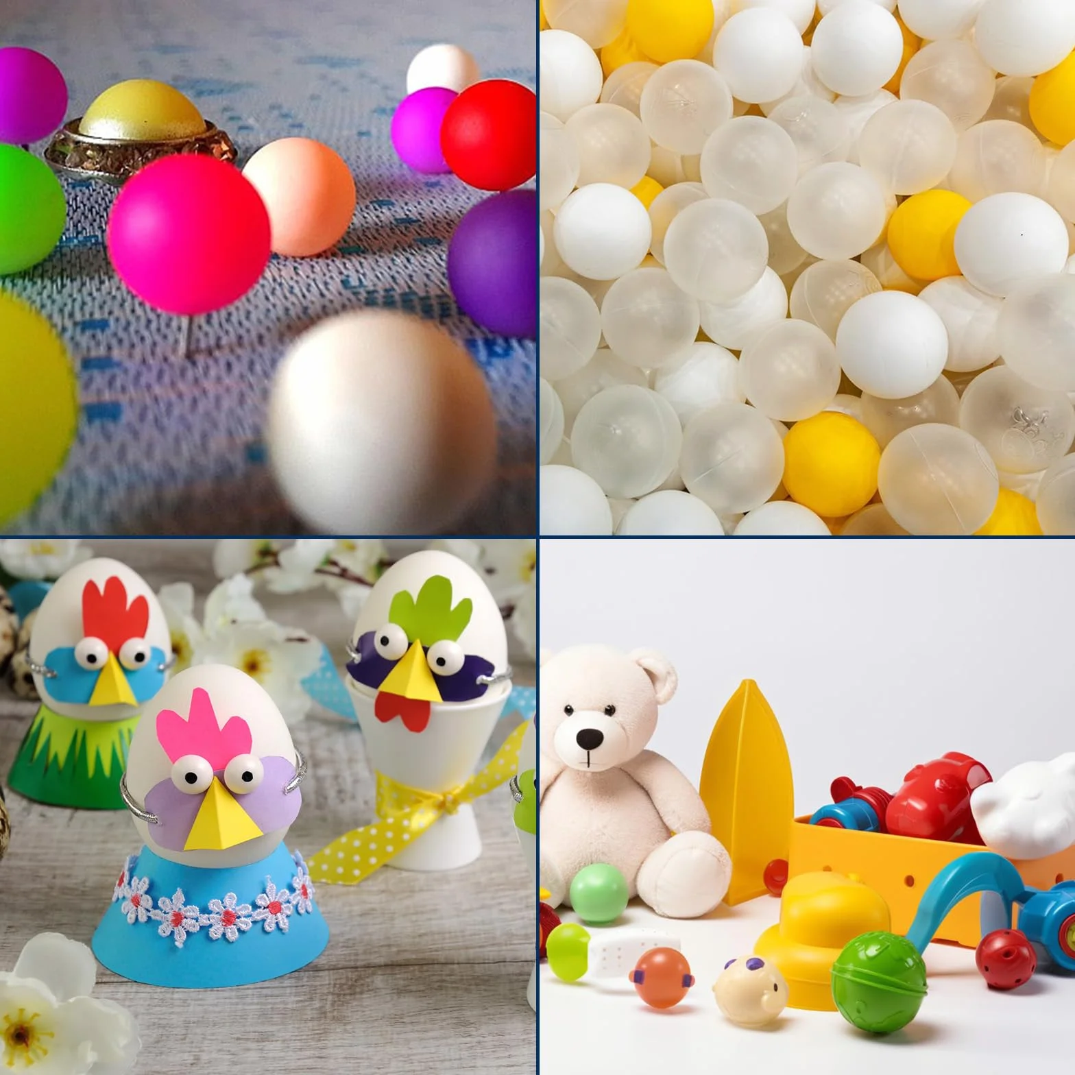Bolas de Poliestireno 5 cm 100 Piezas Blancas para Manualidades y Decoracion
