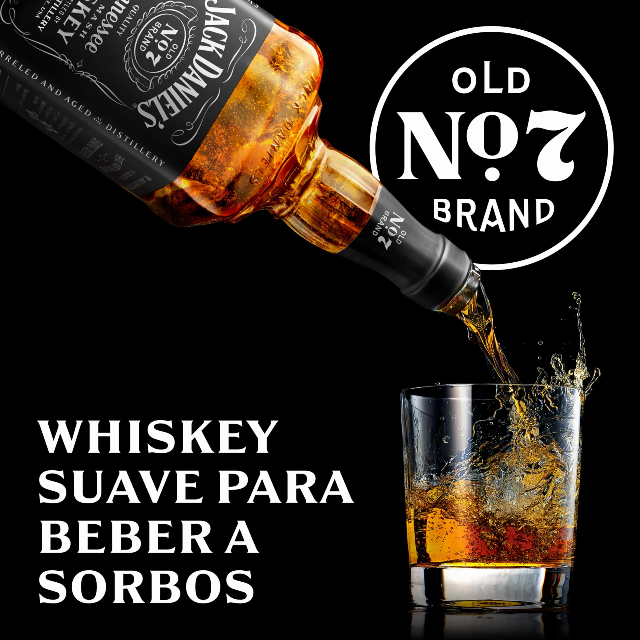 Jack Daniel's Tennessee Whiskey Old No 7 40% Vol 1000 ml