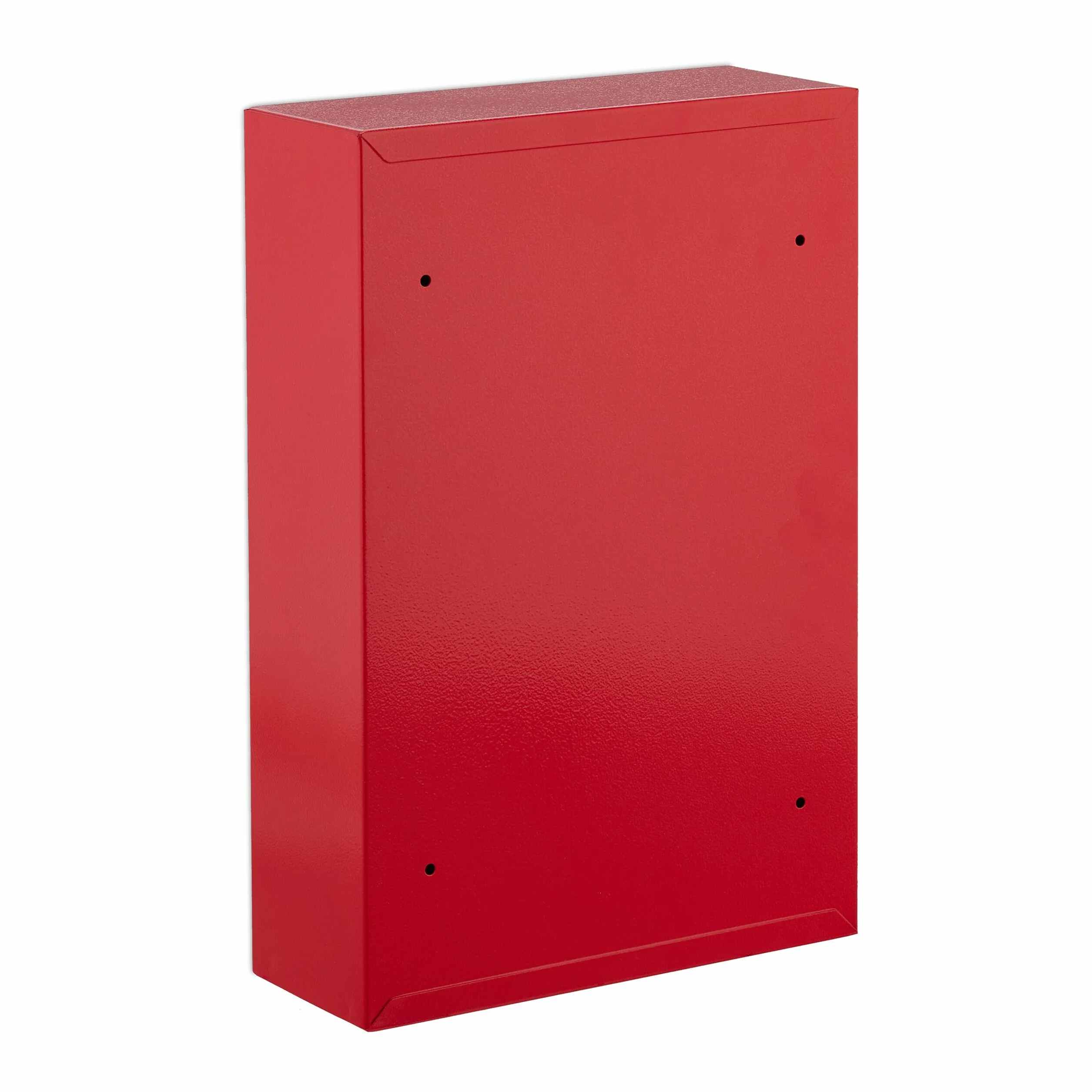 Relaxdays Armario Botiquín 2 Compartimentos Cerradura 32 x 21,5 x 9,5 cm Rojo Blanco