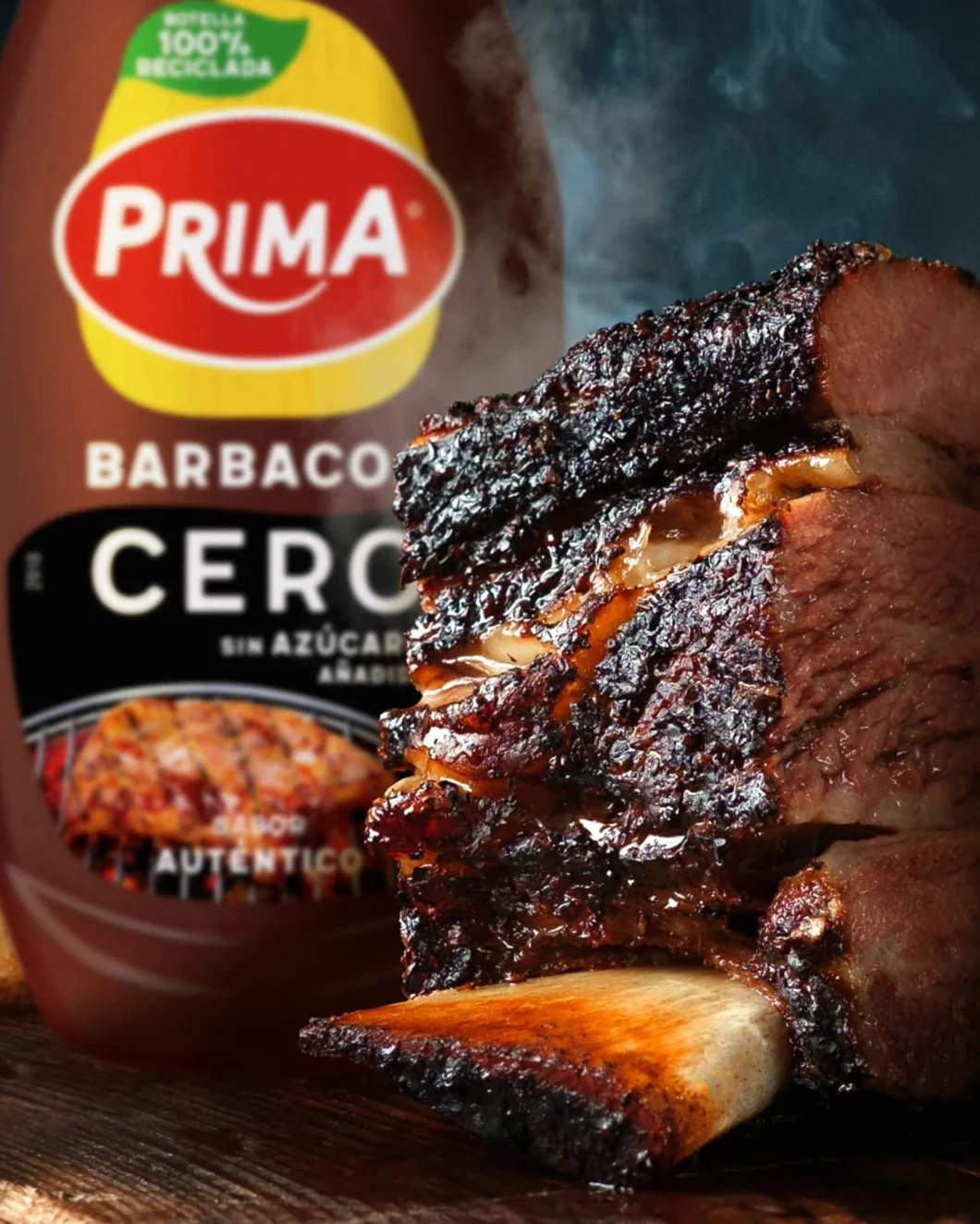 Prima Salsa barbacoa sin azúcares añadidos 510 g