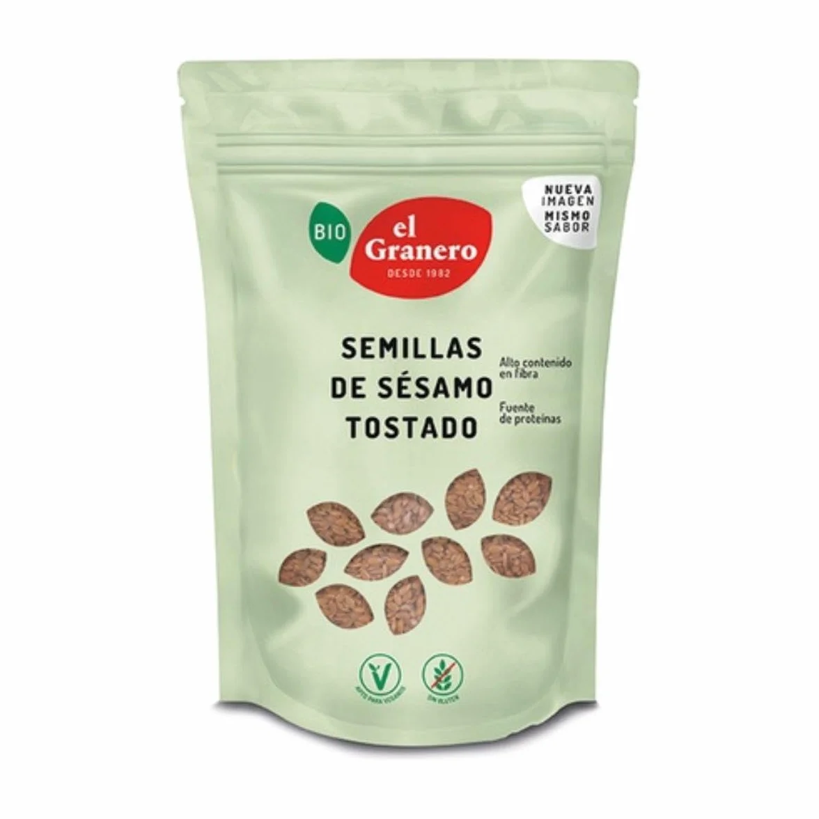 El Granero Integral Semillas de Sésamo Tostado 400 g Rico en Vitaminas Fuente de Sodio y Potasio